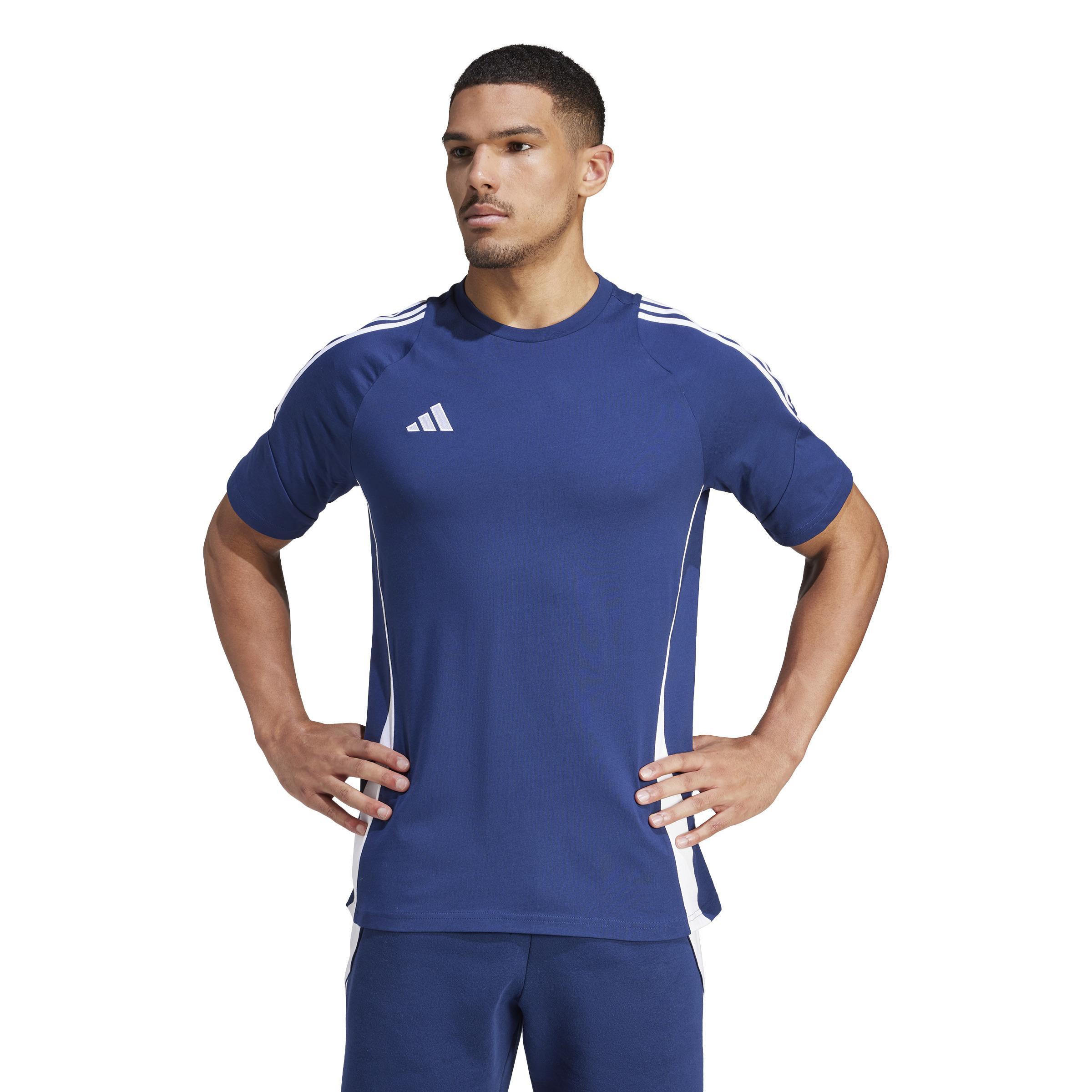 ADIDAS TIRO 24 T-SHIRT COTONE UOMO BLU SCURO IR9347