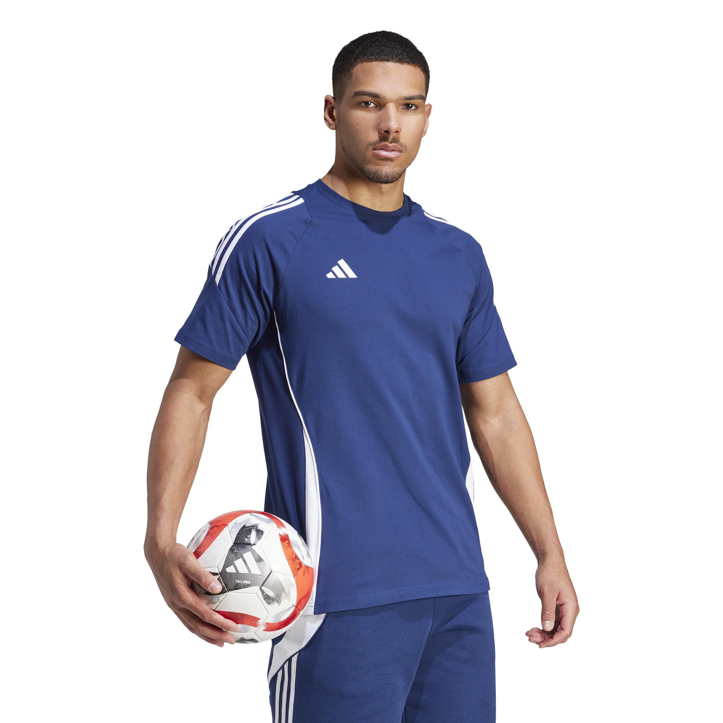 ADIDAS TIRO 24 T-SHIRT COTONE UOMO BLU SCURO IR9347