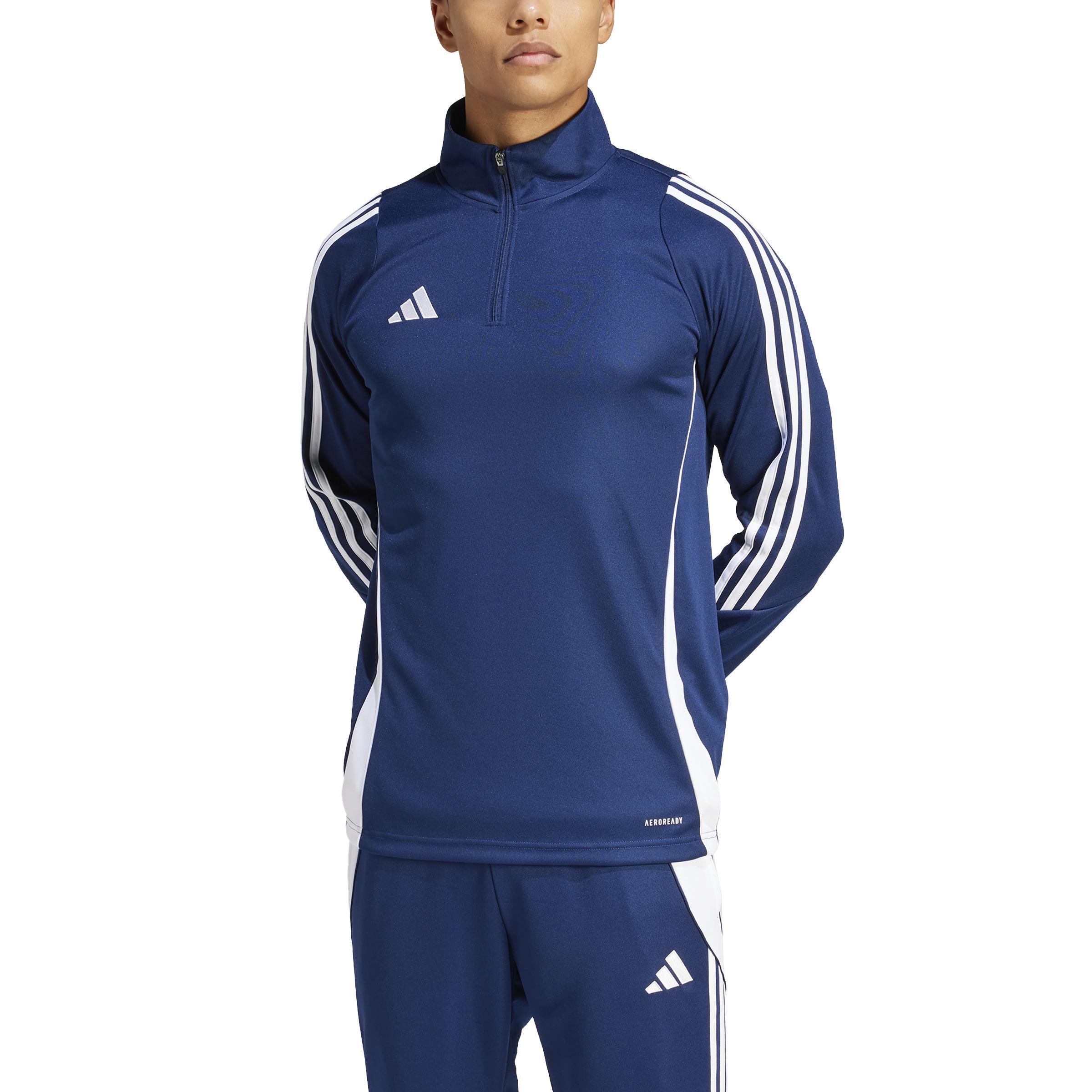 ADIDAS TIRO 24 FELPA ALLENAMENTO UOMO BLU SCURO IS1044