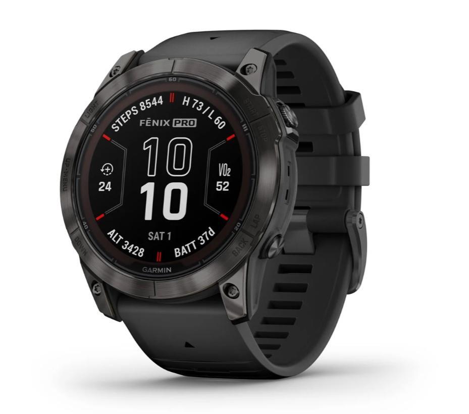 garmin garmin fenix 7x pro sapphire solar carbon gray ti