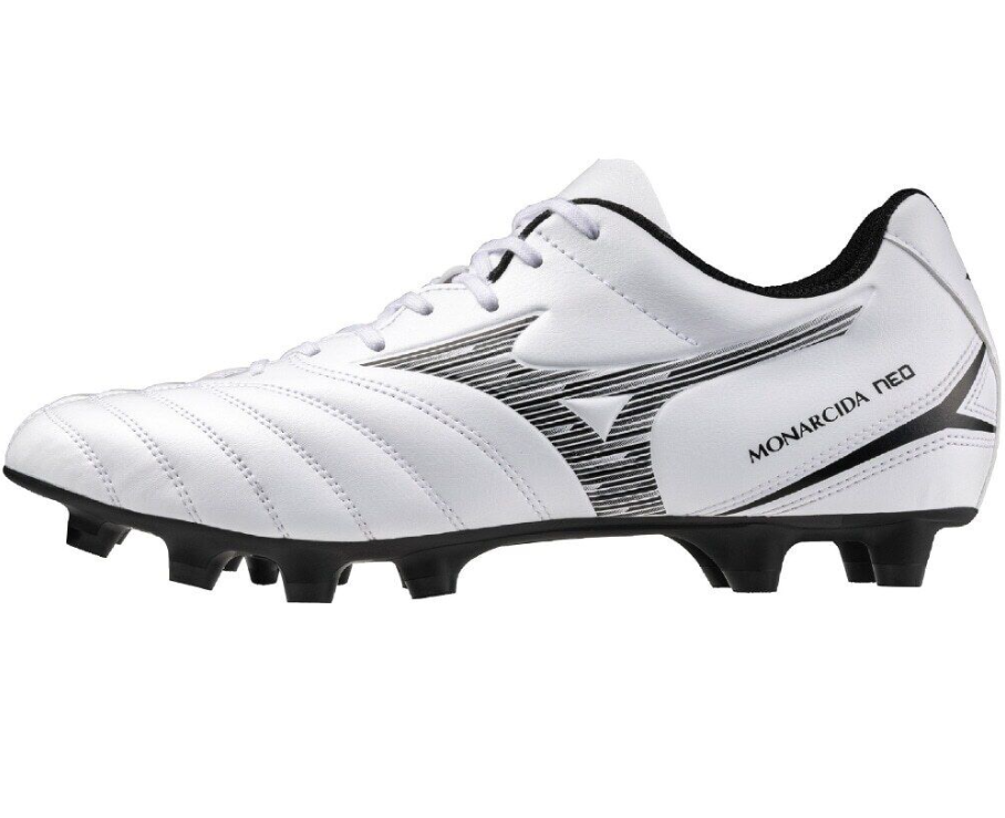 MIZUNO SCARPA CALCIO MONARCIDA NEO SELECT III MD BIANCO NERO   P1GA2425-09