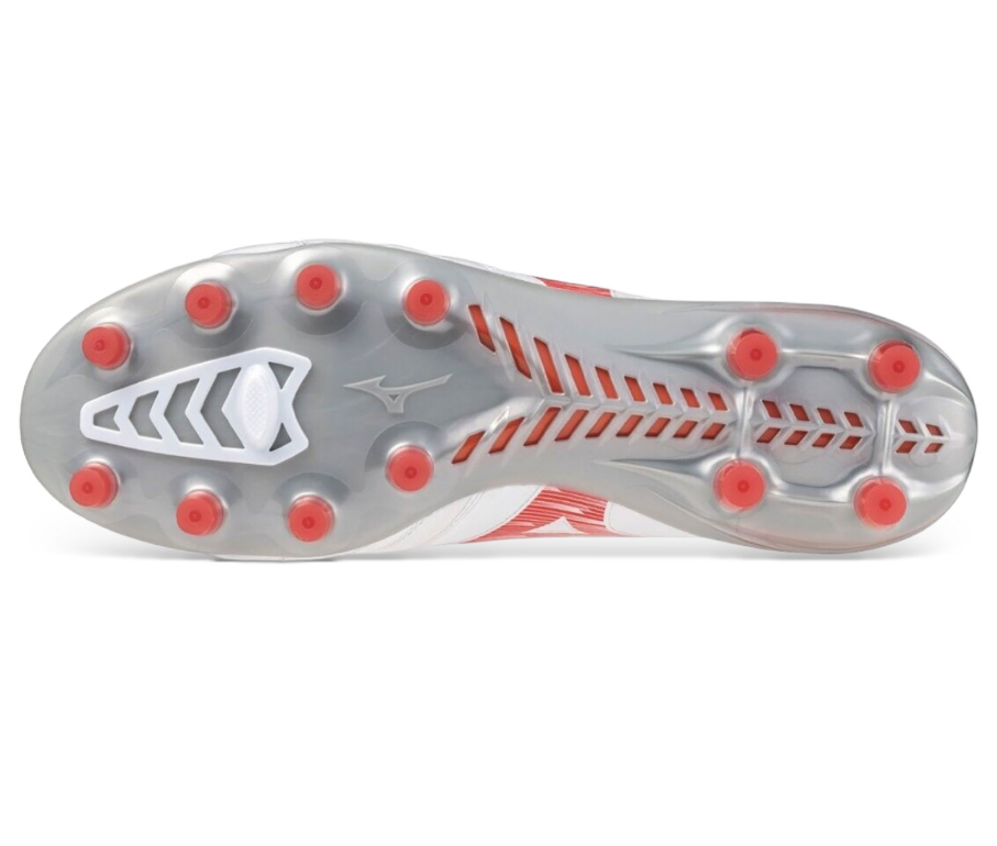 MIZUNO SCARPA MORELIA NEO BETA ELITE MD BIANCO ROSSO P1GA2442-60