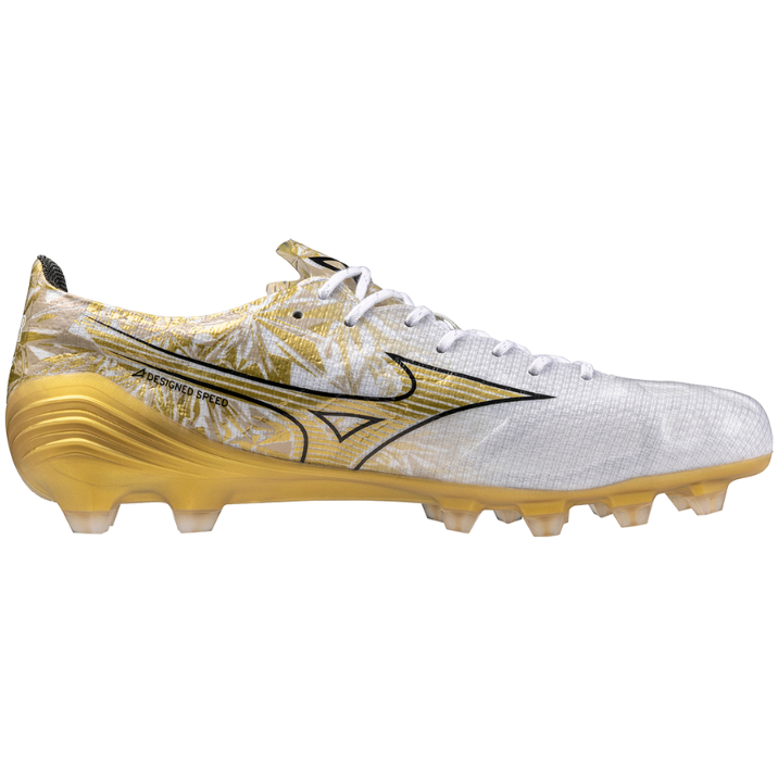 MIZUNO SCARPA CALCIO ALFA ELITE MD BIANCO ORO P1GA2462-50