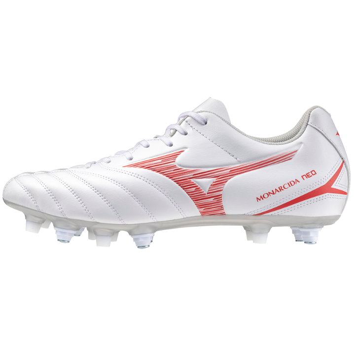 MIZUNO SCARPA CALCIO MONARCIDA NEO SELECT MIX BIANCO ROSSO  P1GC2425-60