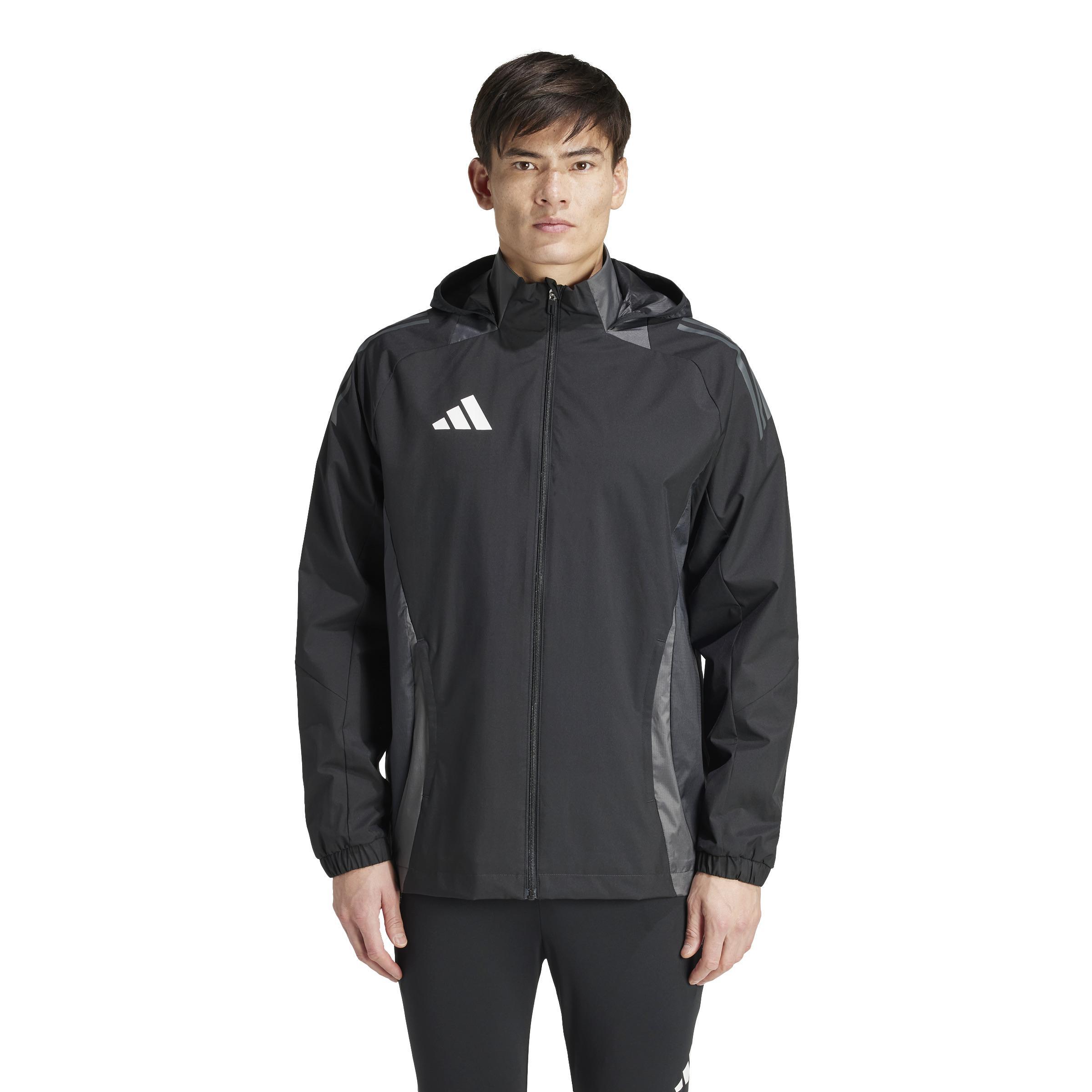 ADIDAS TIRO 24  GIACCA ANTIPIOGGIA ANTIVENTO UOMO NERO IJ8343