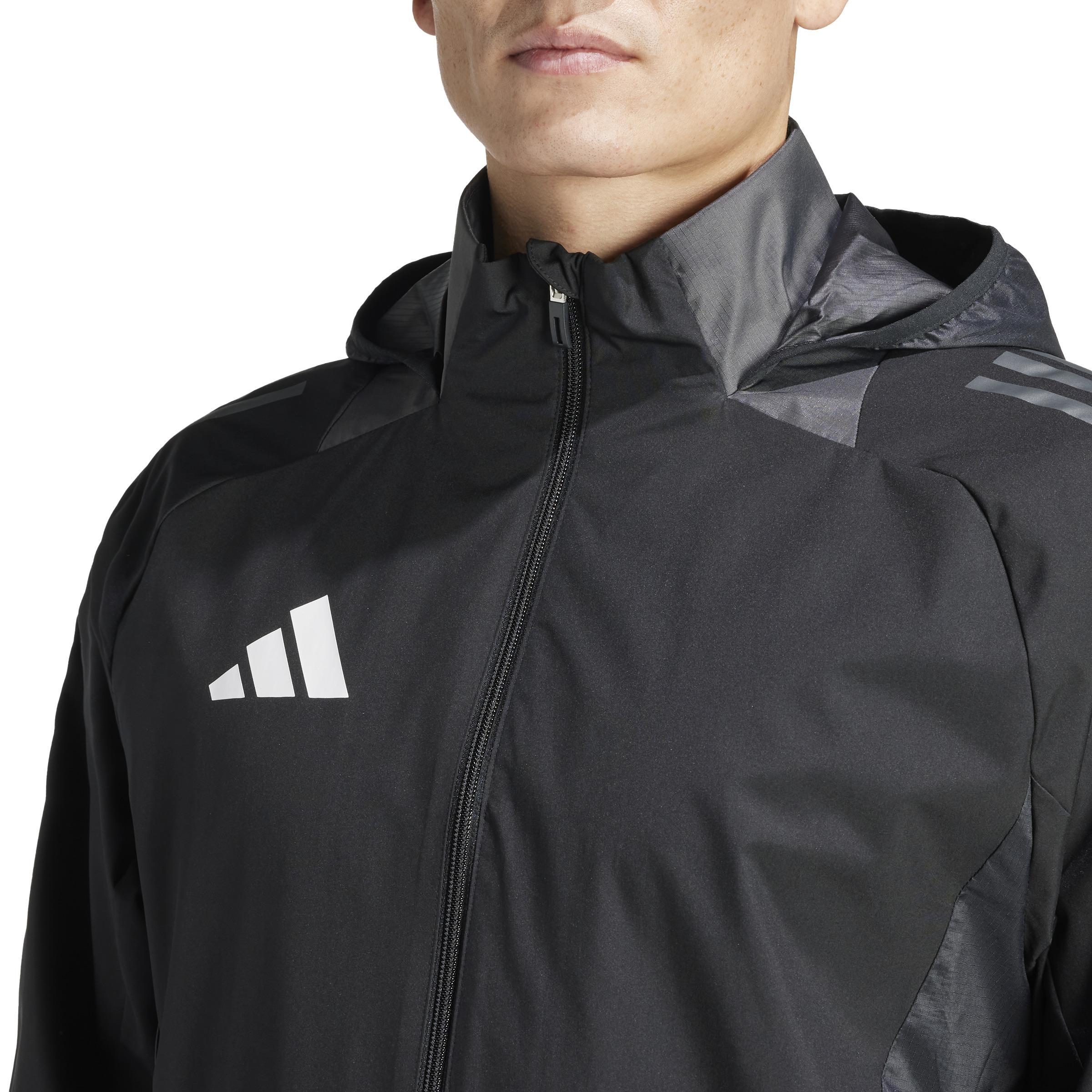 ADIDAS TIRO 24  GIACCA ANTIPIOGGIA ANTIVENTO UOMO NERO IJ8343