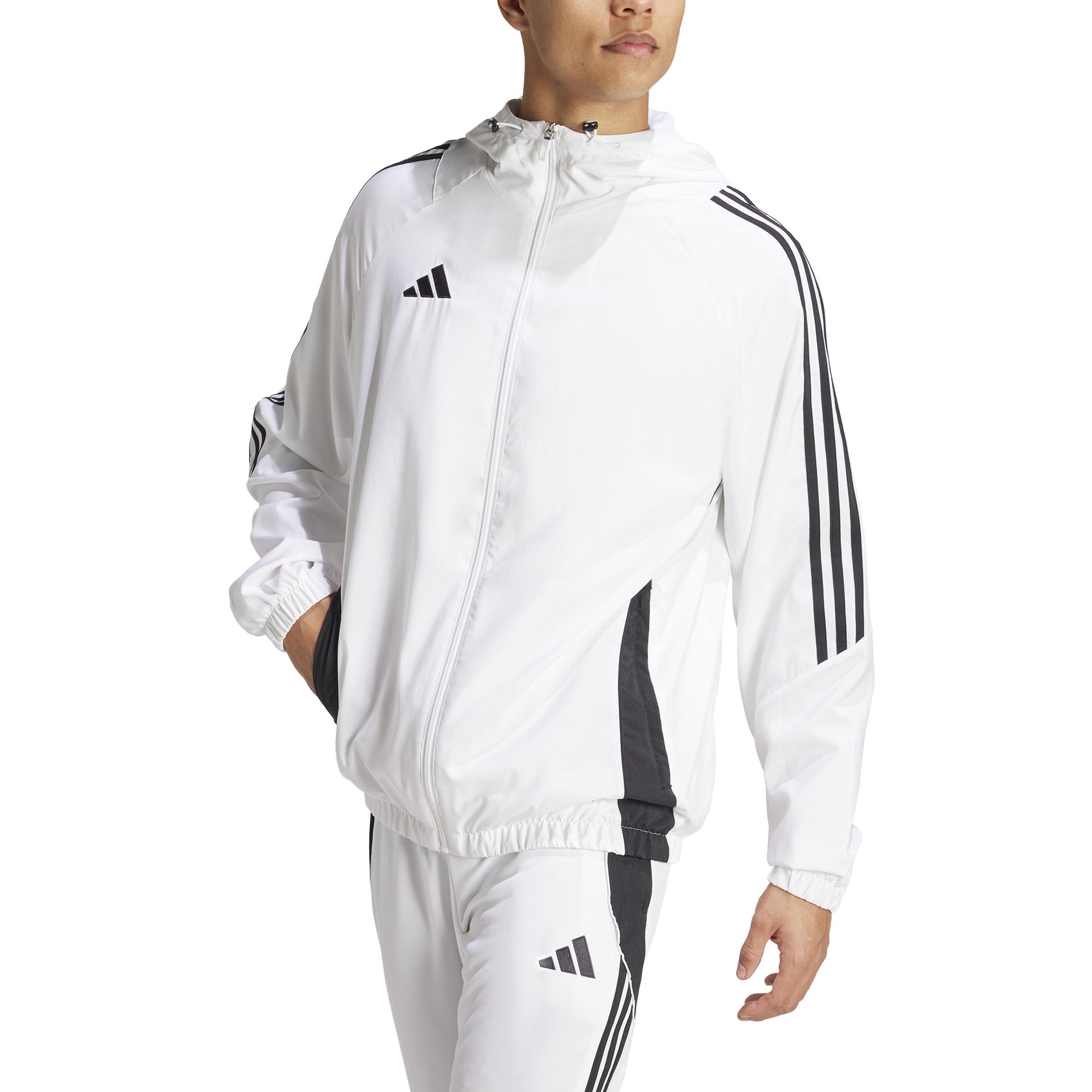 ADIDAS TIRO 24 GIACCA ANTIPIOGGIA ANTIVENTO UOMO BIANCO IM8808