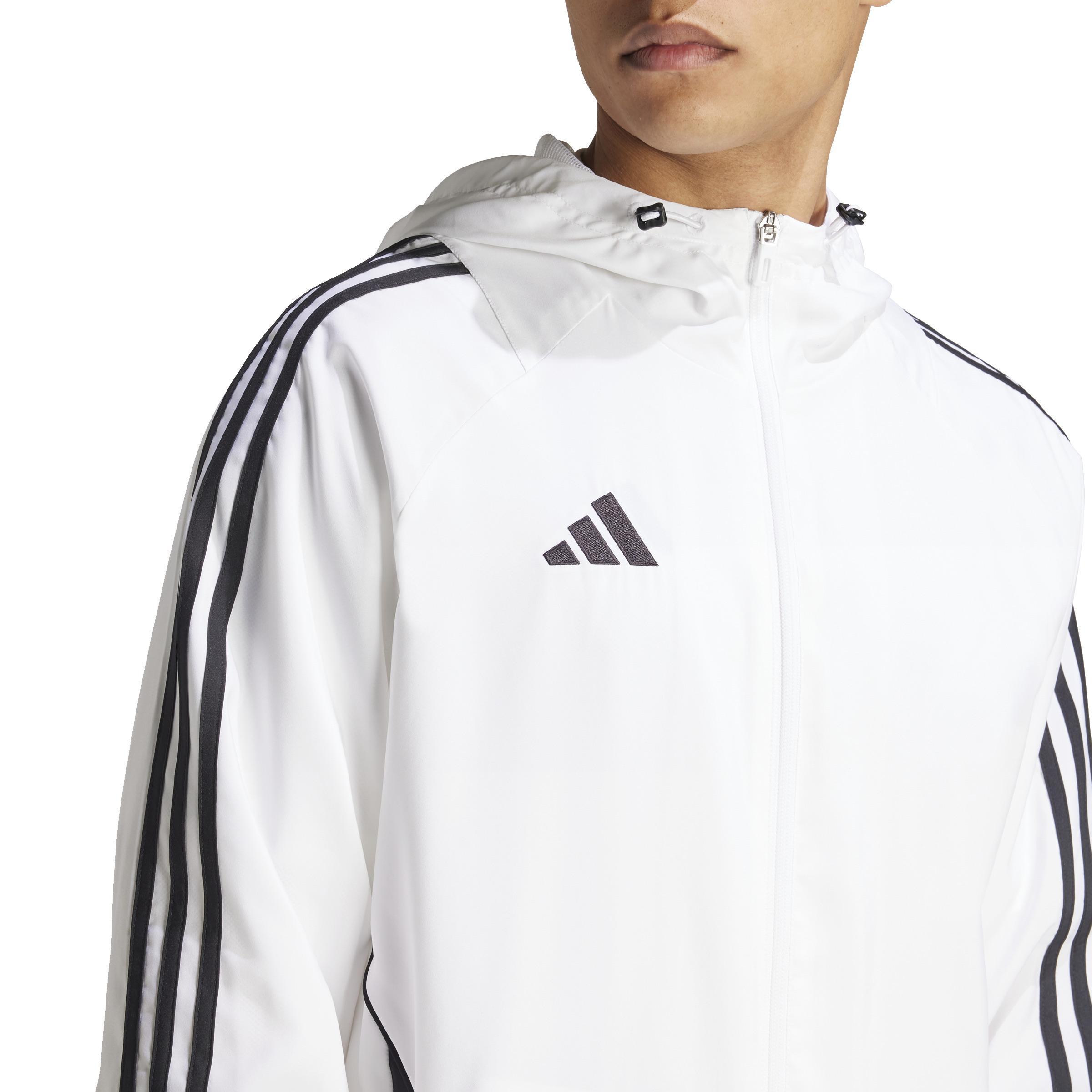 adidas adidas tiro 24 giacca antipioggia antivento uomo bianco