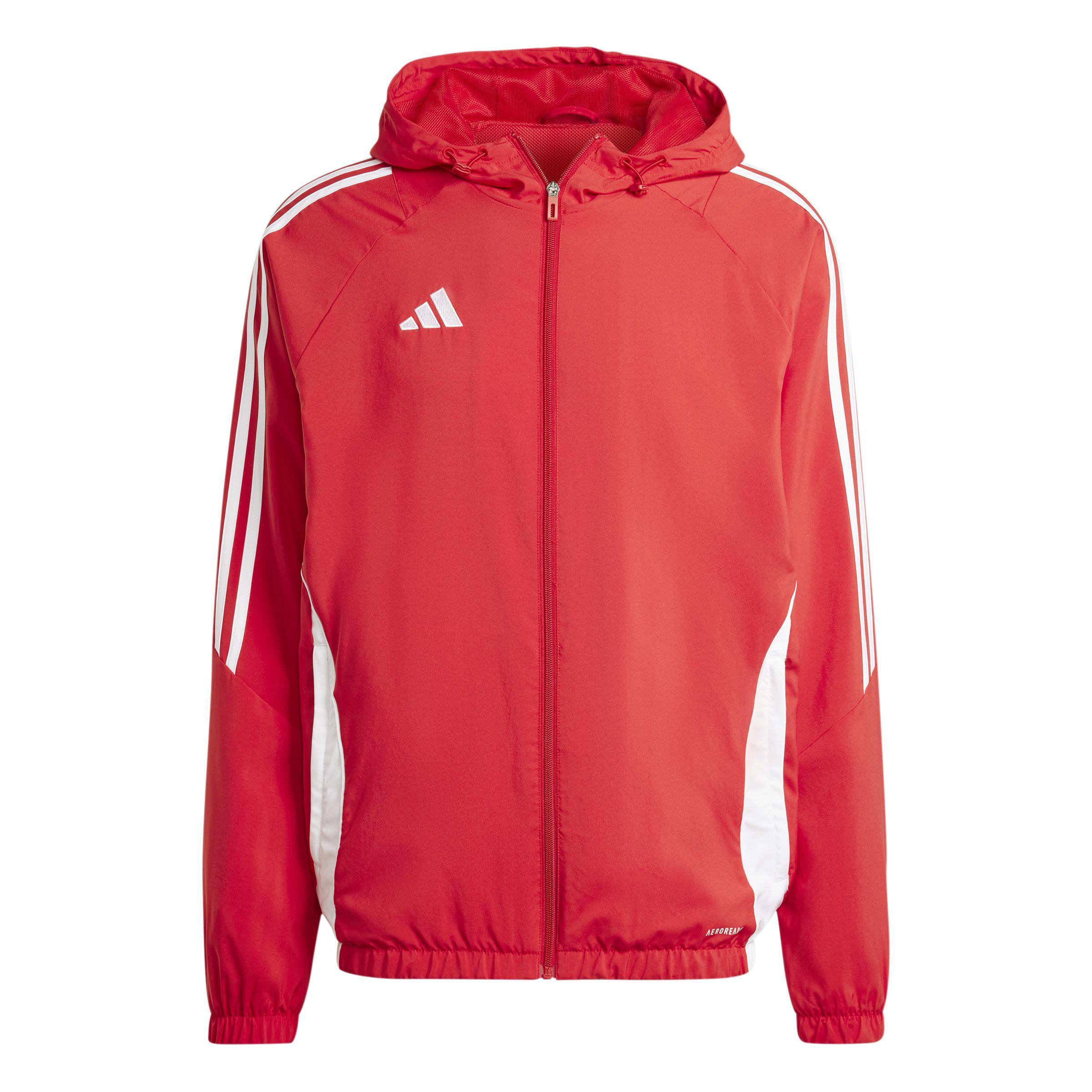 ADIDAS TIRO 24 GIACCA ANTIPIOGGIA ANTIVENTO UOMO ROSSO IM8809