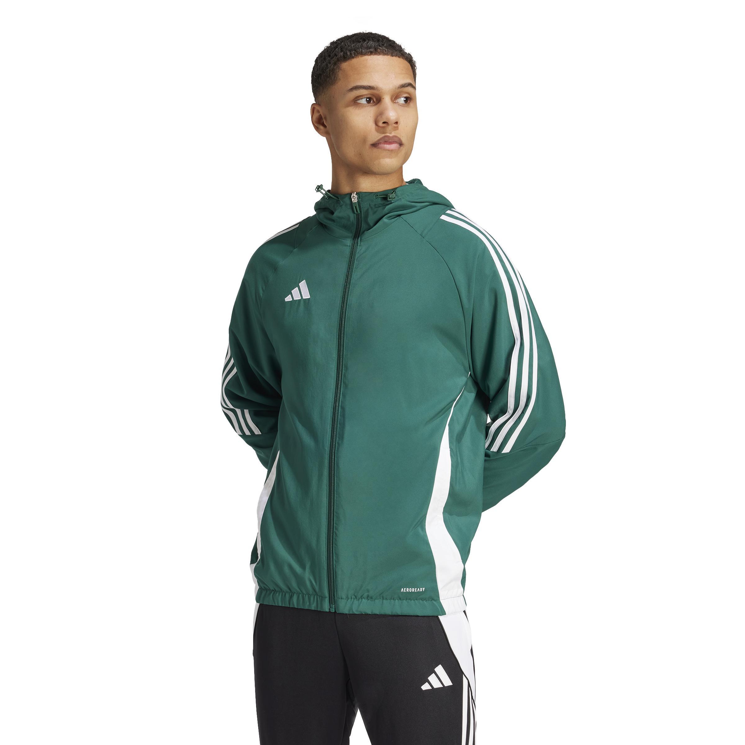 ADIDAS TIRO 24 GIACCA ANTIPIOGGIA ANTIVENTO UOMO VERDE IM8810