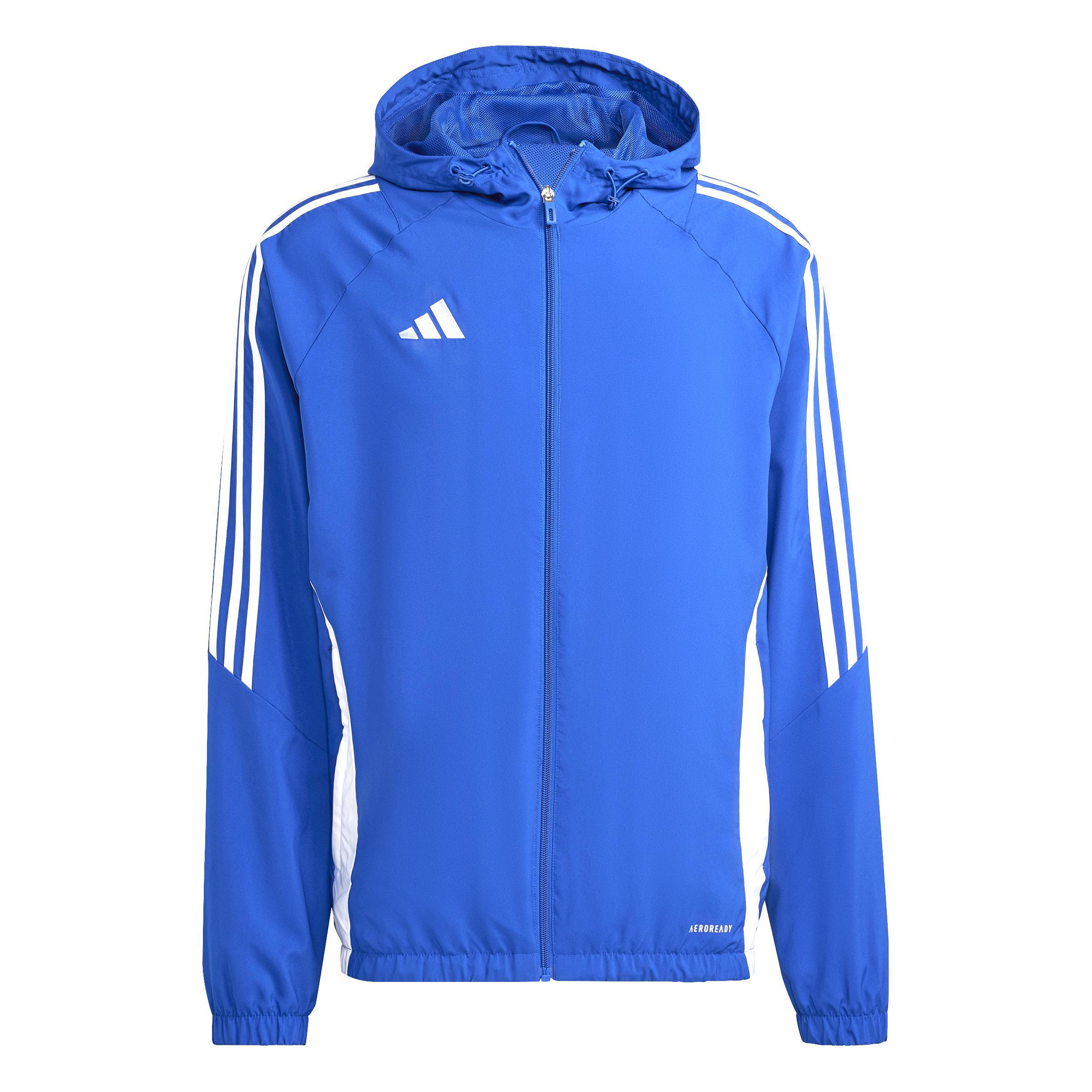 ADIDAS TIRO 24 GIACCA ANTIPIOGGIA ANTIVENTO UOMO BLU ROYALE IM8811