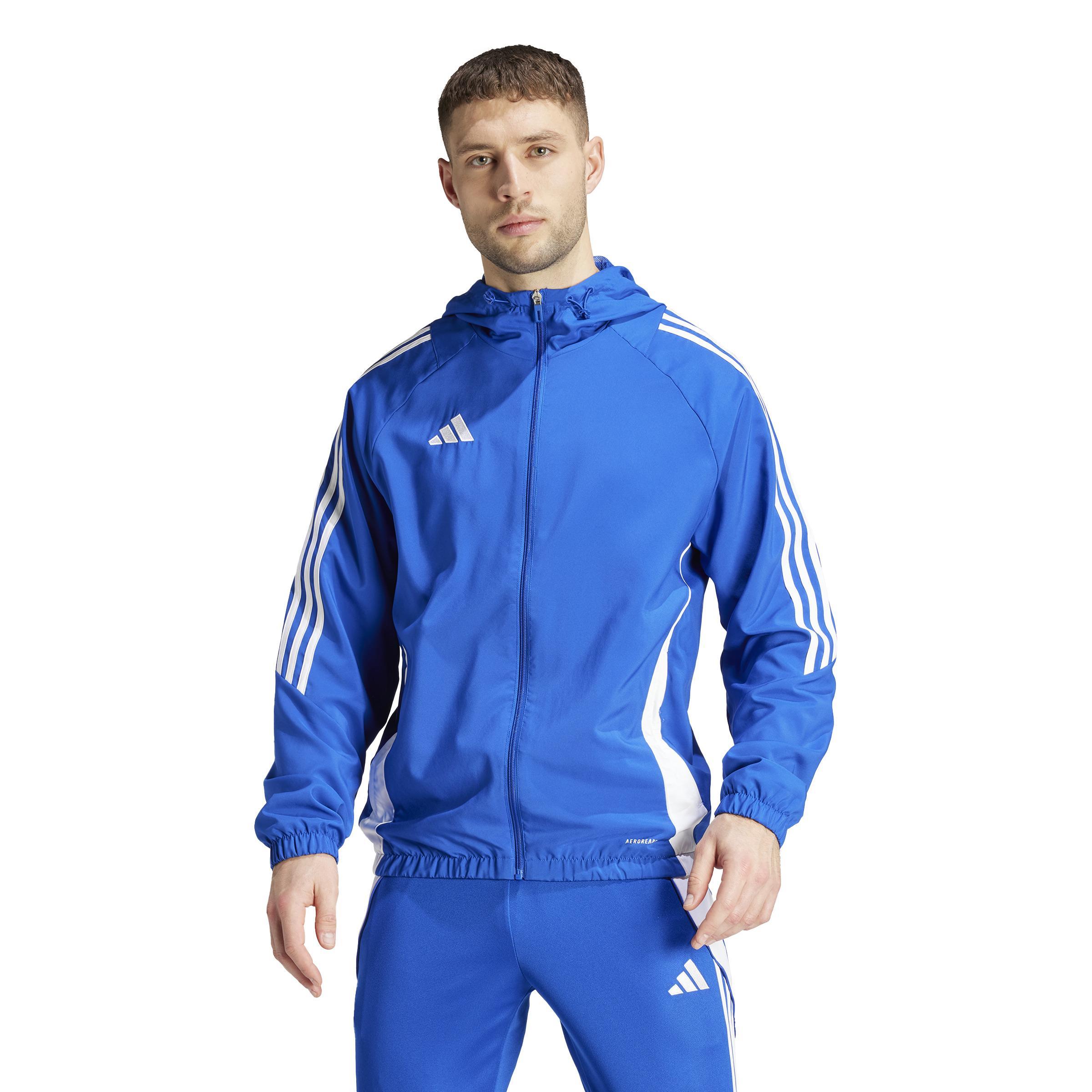 ADIDAS TIRO 24 GIACCA ANTIPIOGGIA ANTIVENTO UOMO BLU ROYALE IM8811