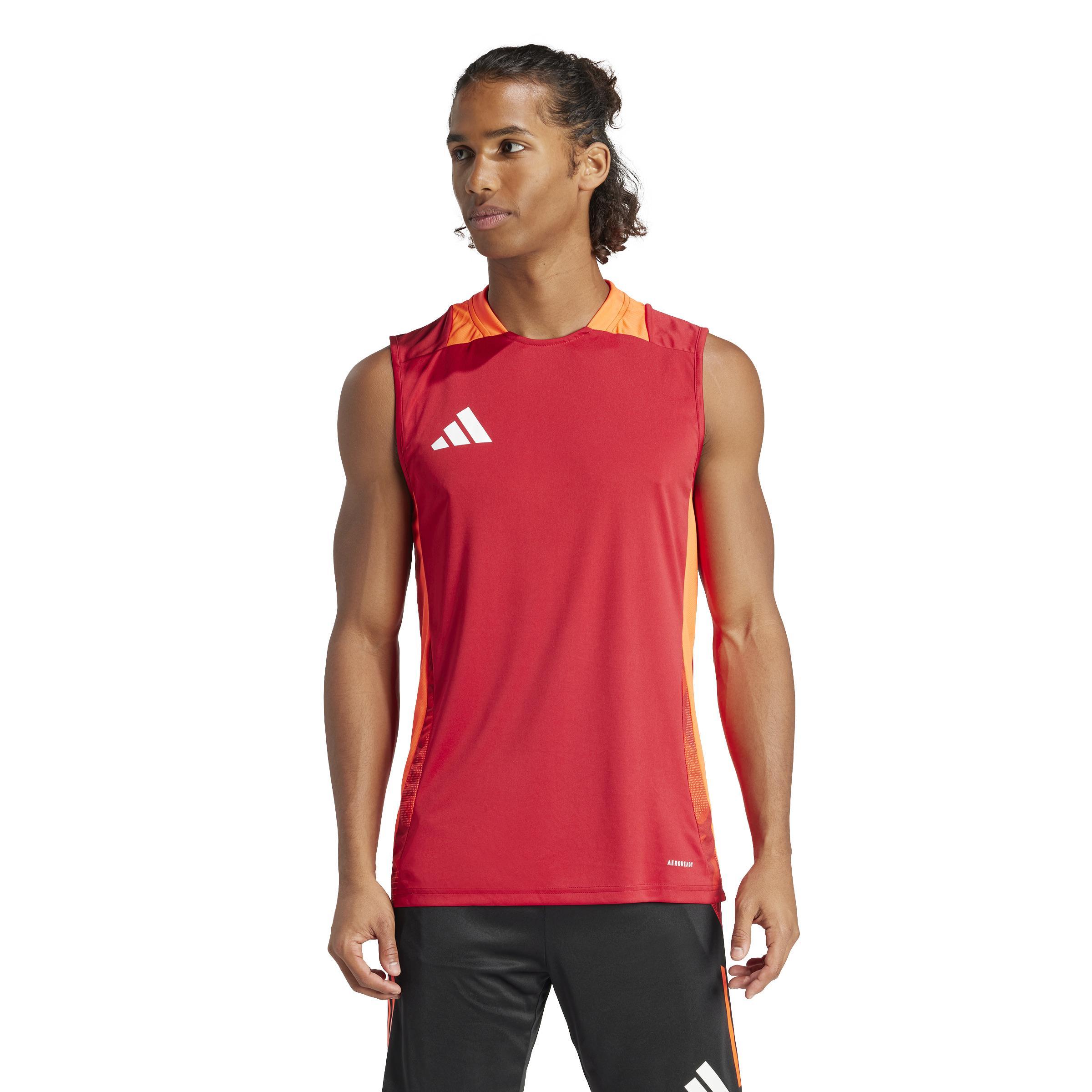 ADIDAS TIRO24  CANOTTA  UOMO ROSSO  IR5474