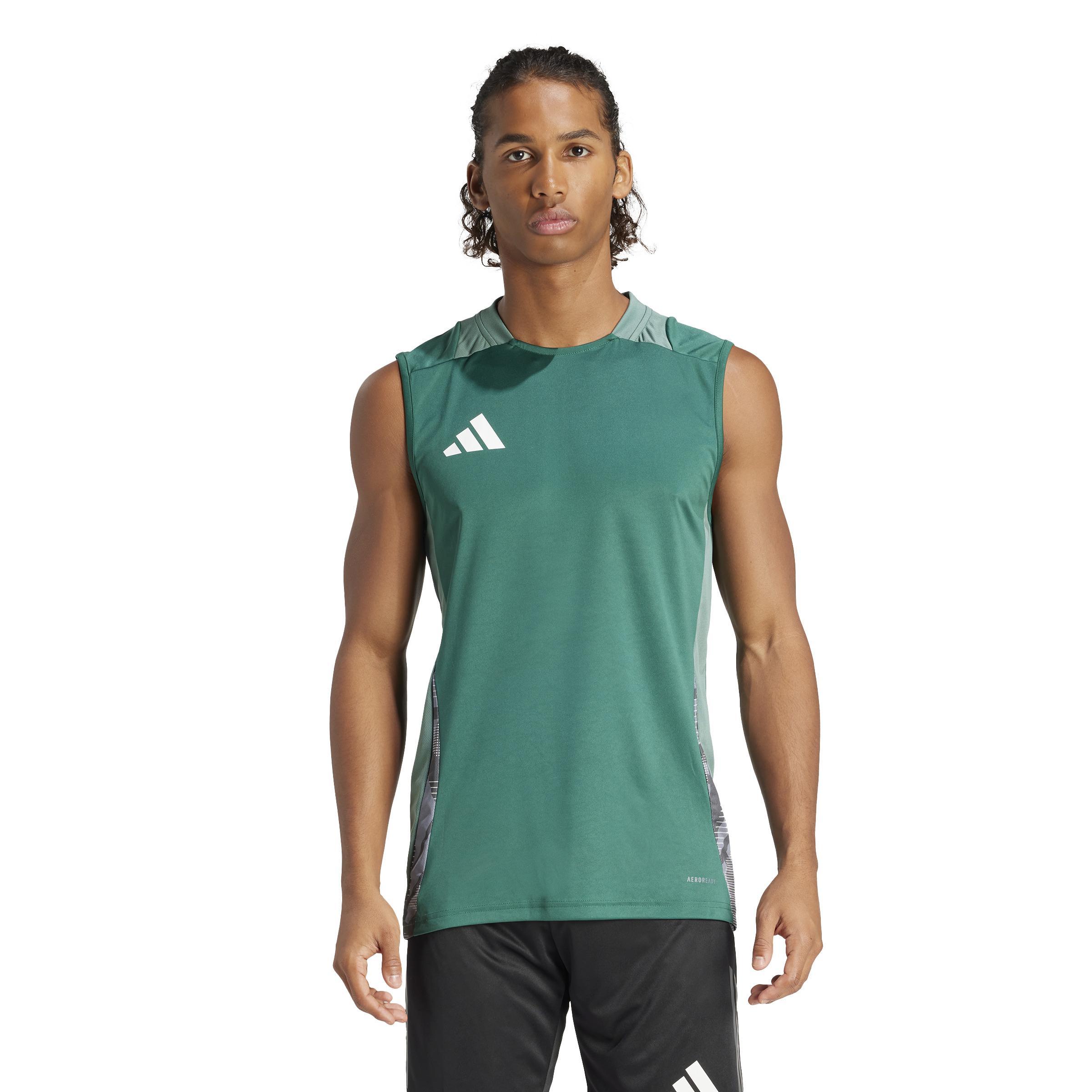 ADIDAS TIRO24  CANOTTA  UOMO VERDE IR5477