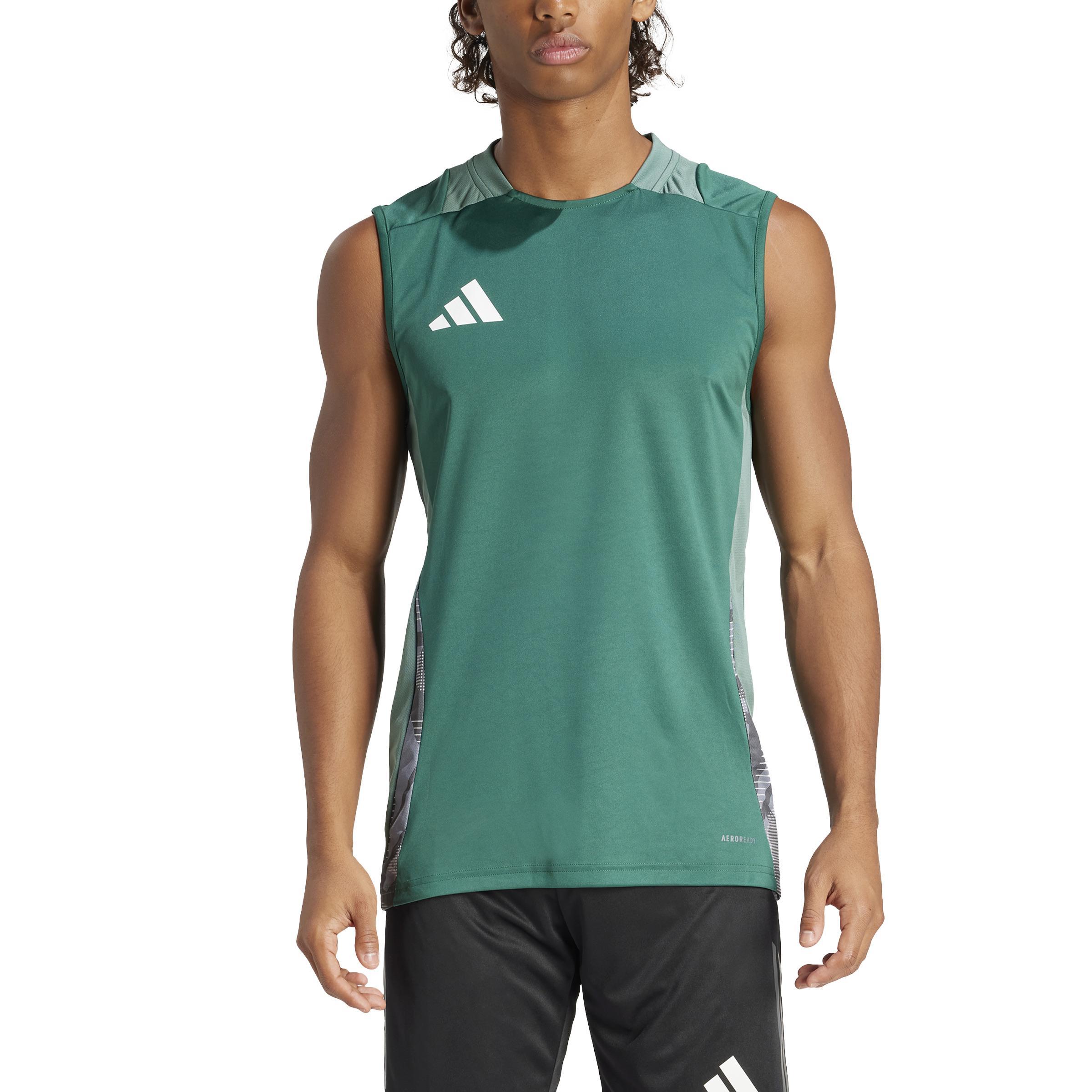 ADIDAS TIRO24  CANOTTA  UOMO VERDE IR5477