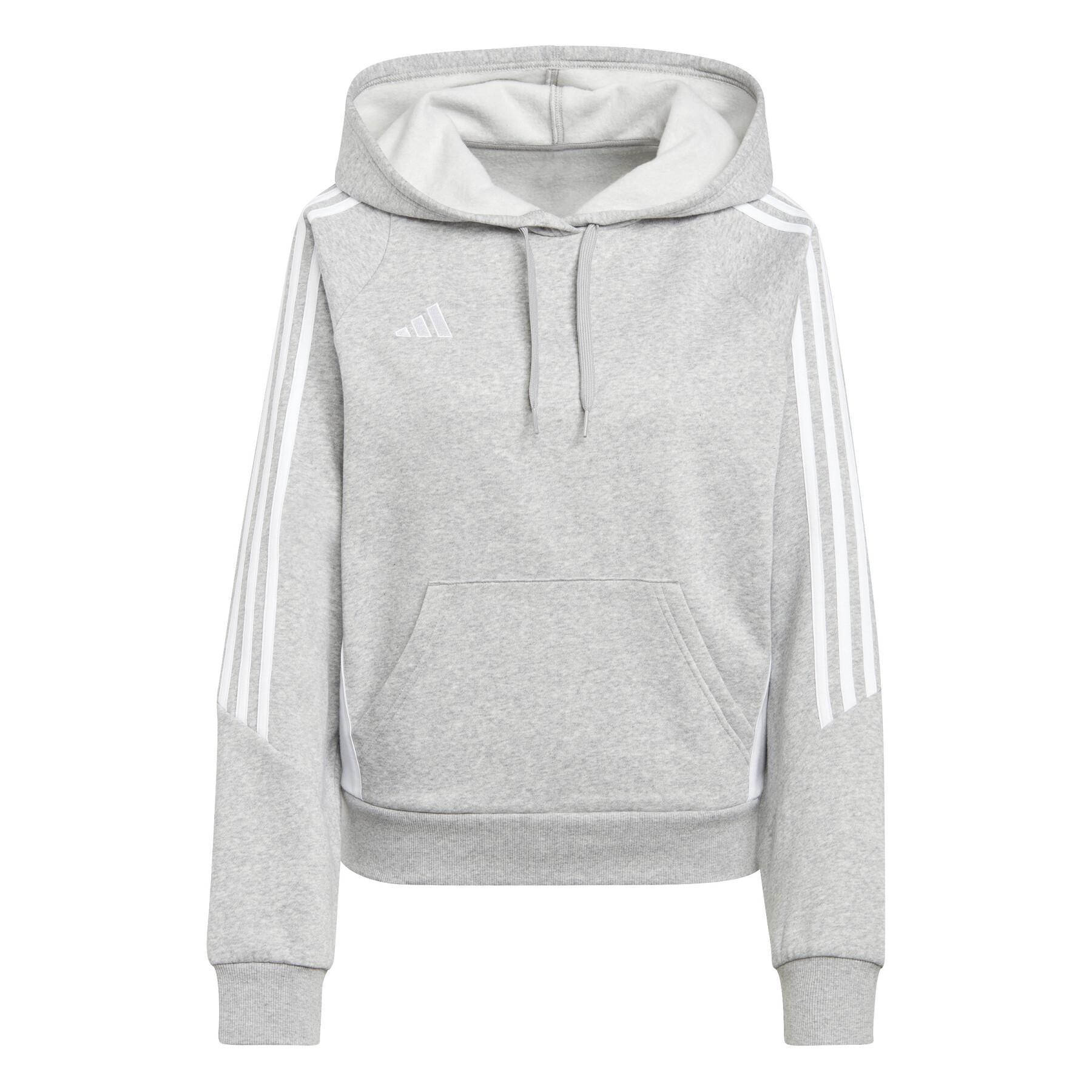 adidas adidas tiro24 sw hood w - mgreyh/white ir7509 - foto 1