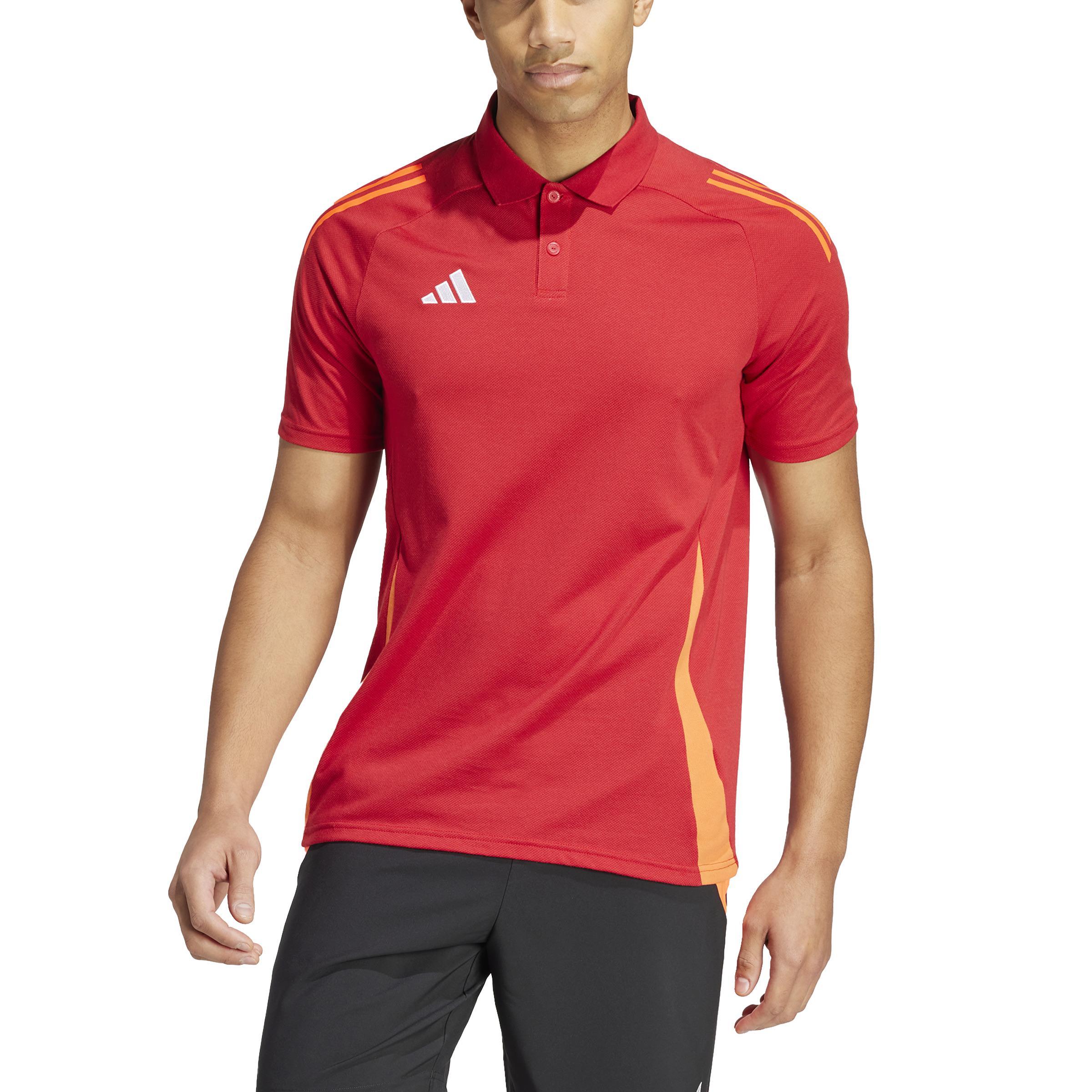 ADIDAS TIRO 24  POLO UOMO ROSSO IR7563