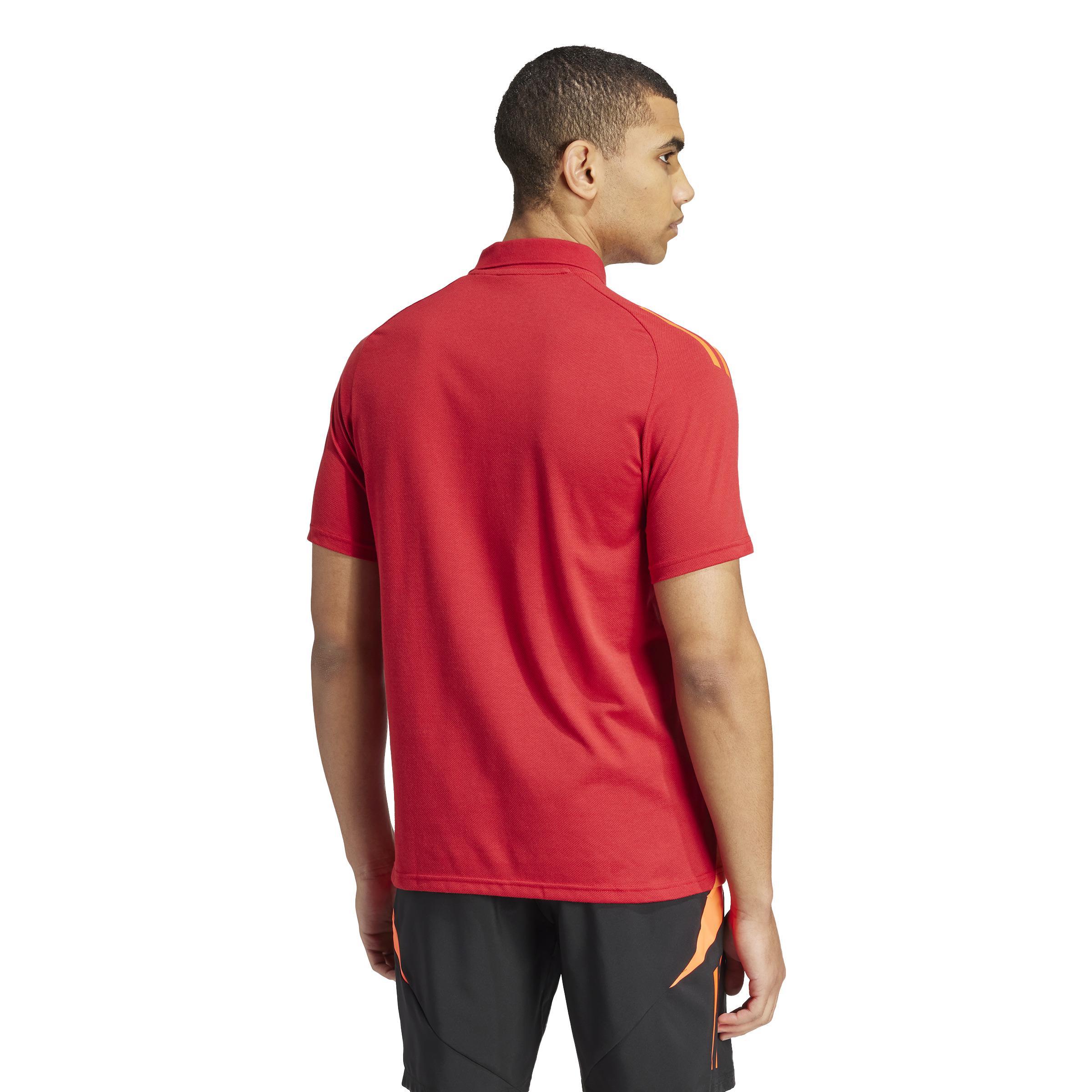 ADIDAS TIRO 24  POLO UOMO ROSSO IR7563