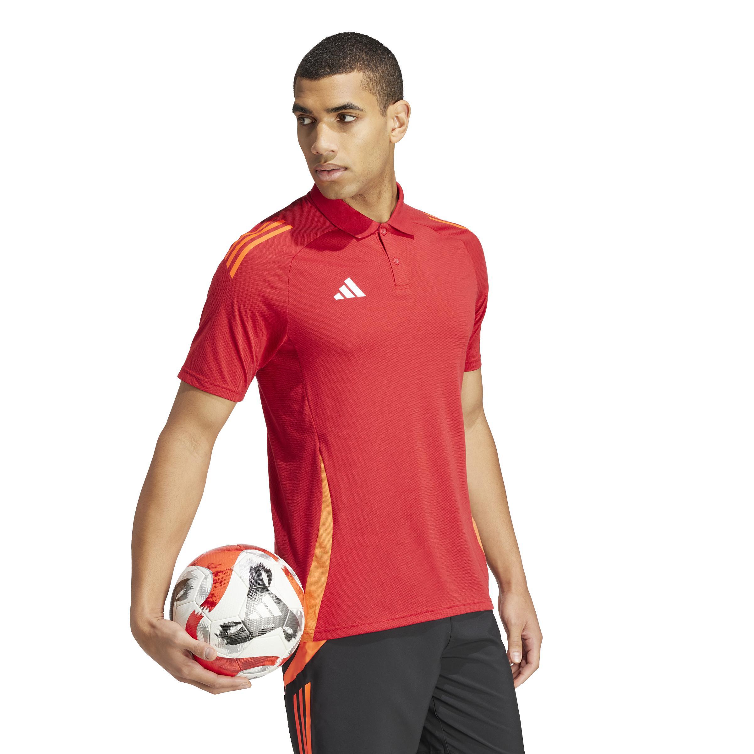 ADIDAS TIRO 24  POLO UOMO ROSSO IR7563