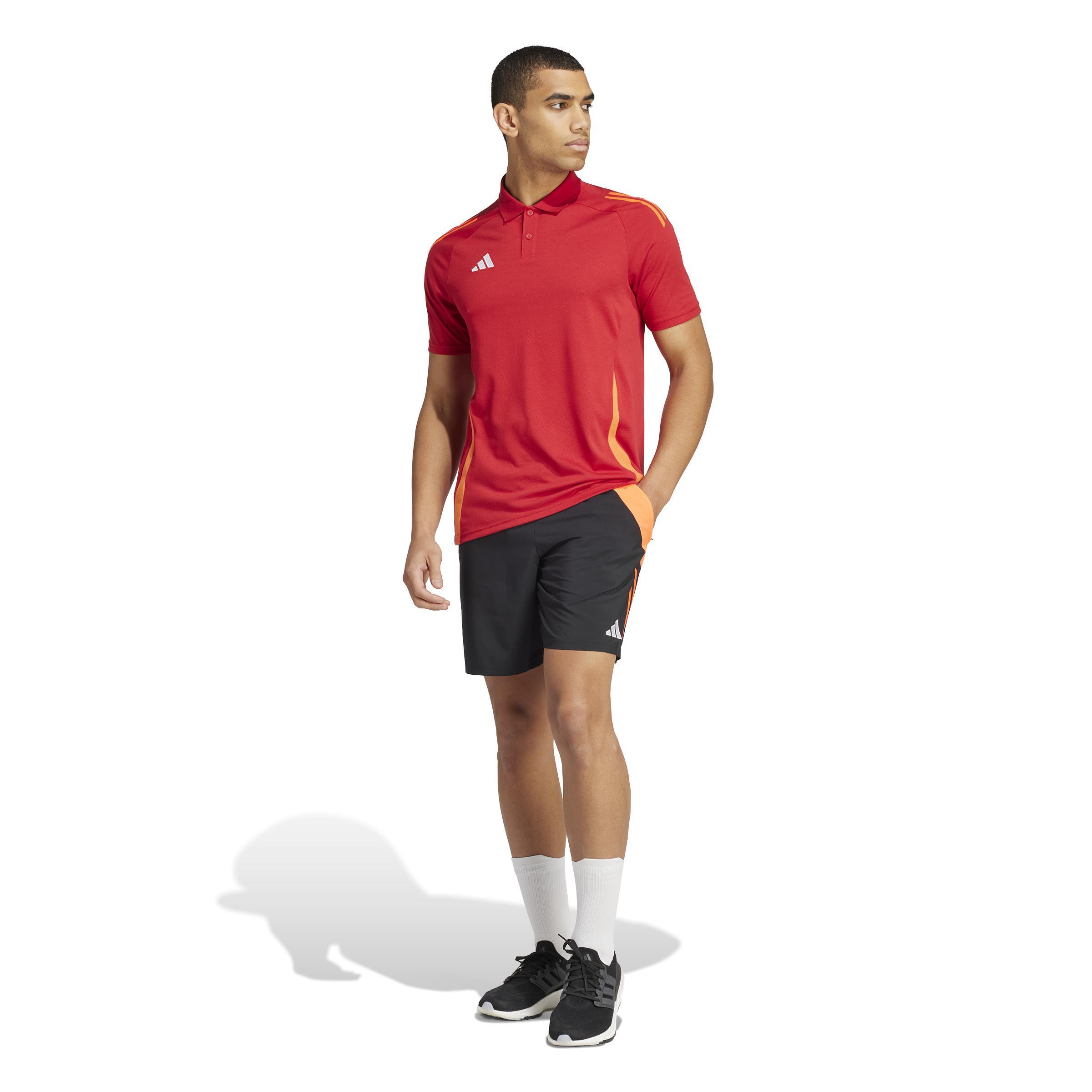 ADIDAS TIRO 24  POLO UOMO ROSSO IR7563