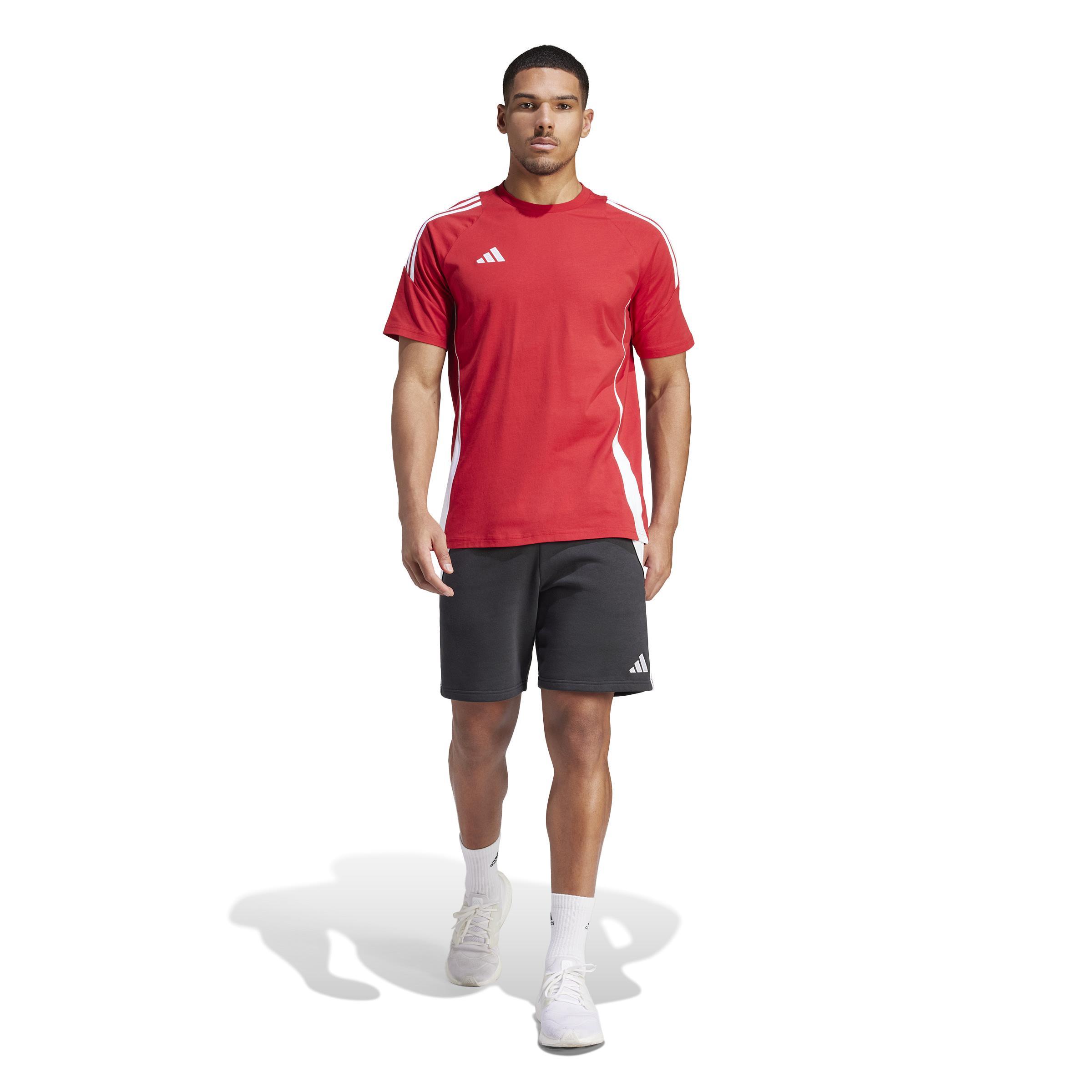 ADIDAS TIRO 24 T-SHIRT COTONE UOMO ROSSO IR9349