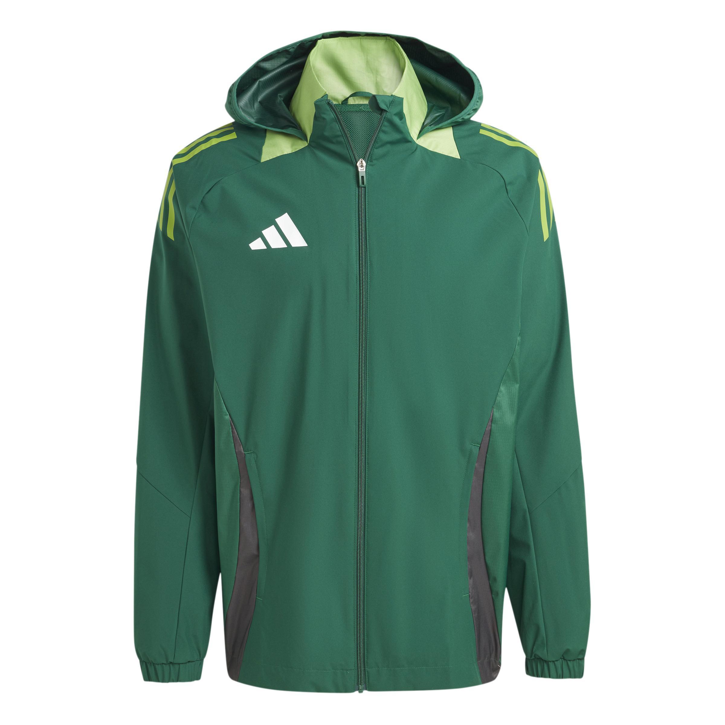 ADIDAS TIRO 24  GIACCA ANTIPIOGGIA ANTIVENTO UOMO VERDE IR9521