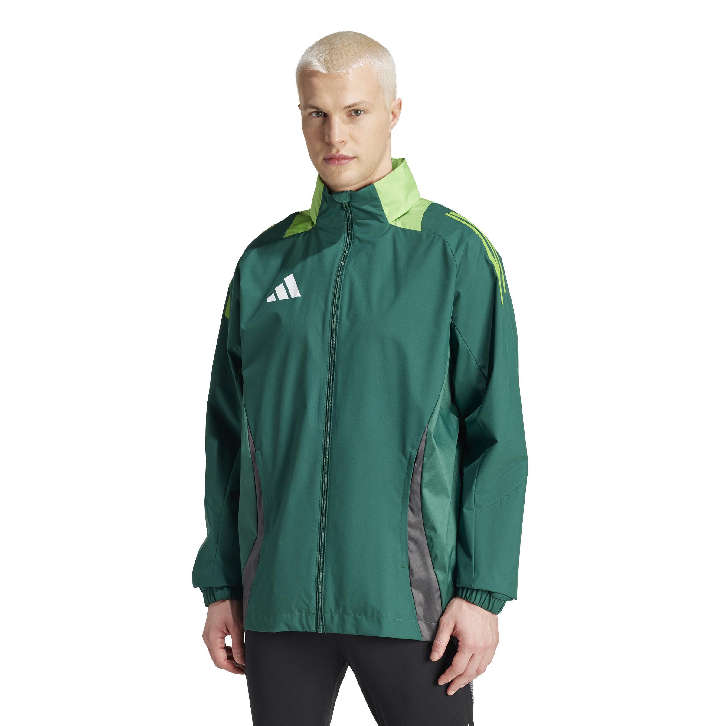 ADIDAS TIRO 24  GIACCA ANTIPIOGGIA ANTIVENTO UOMO VERDE IR9521