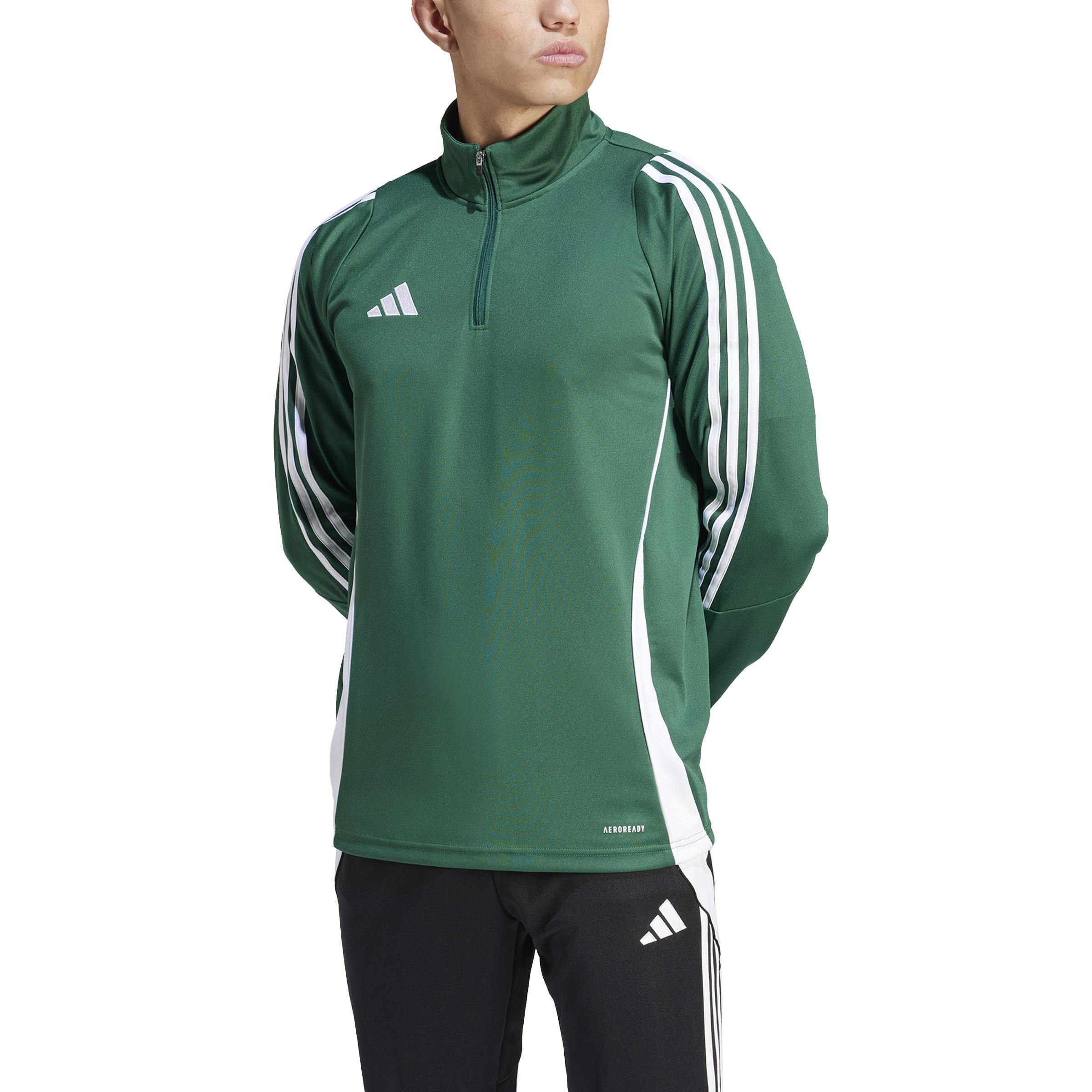 ADIDAS TIRO 24 FELPA ALLENAMENTO UOMO  VERDE IS1040