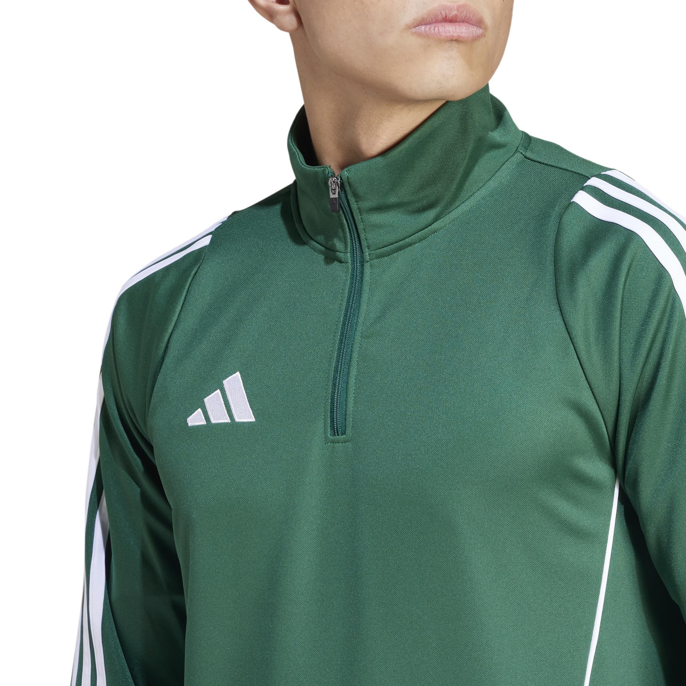 ADIDAS TIRO 24 FELPA ALLENAMENTO UOMO   VERDE IS1040