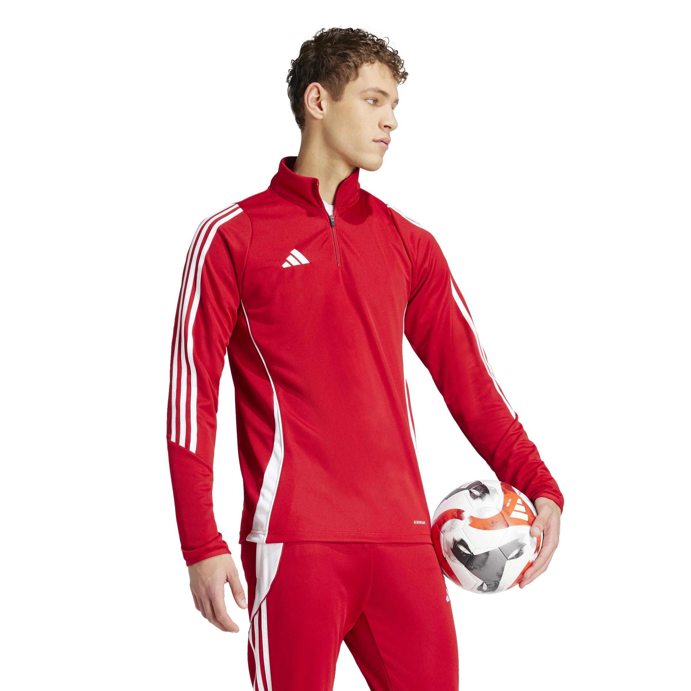 ADIDAS TIRO 24 FELPA ALLENAMENTO UOMO ROSSO IS1045