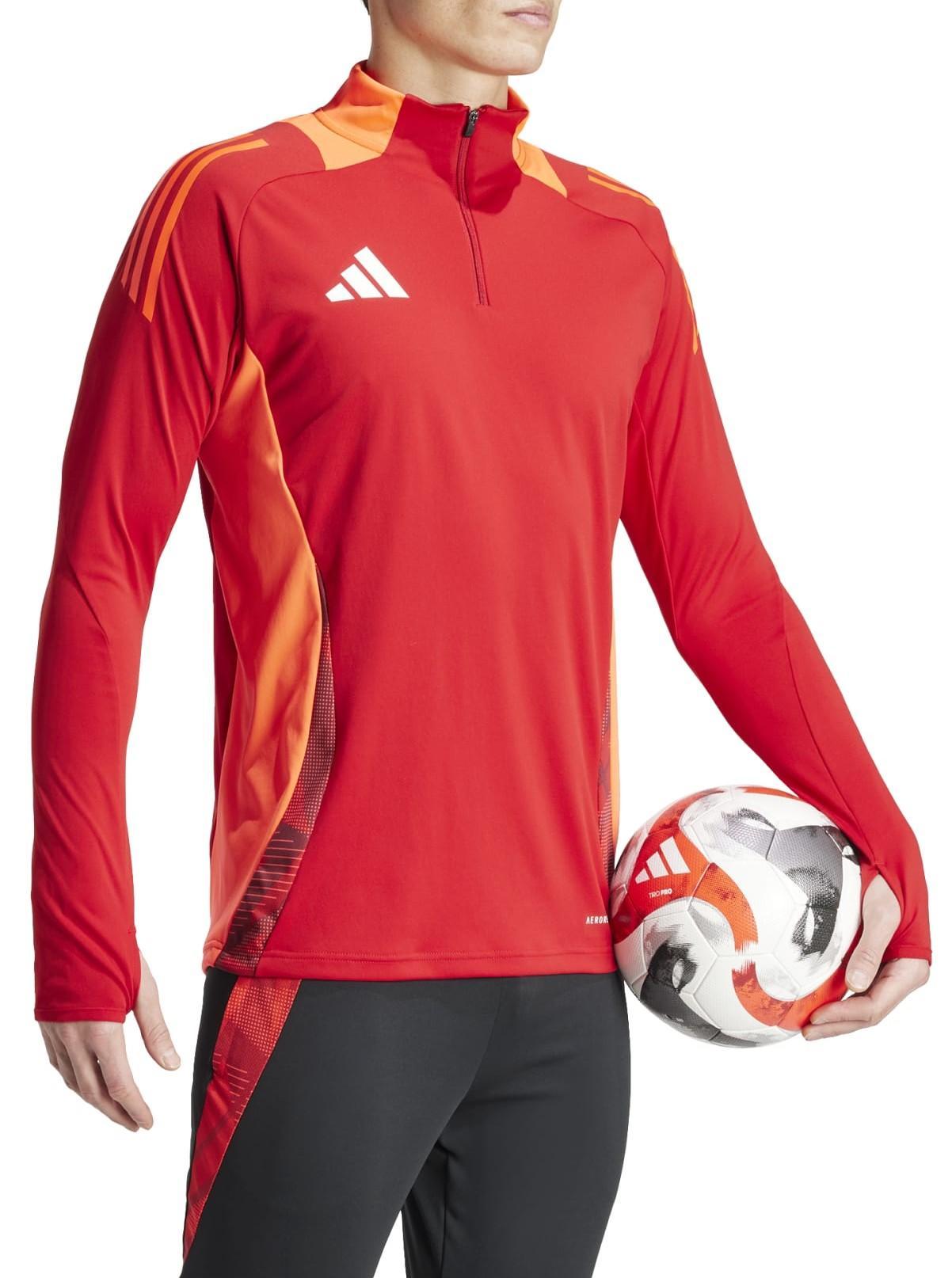 ADIDAS TIRO 24 COMPETITION FELPA ALLENAMENTO UOMO ROSSO IS1644