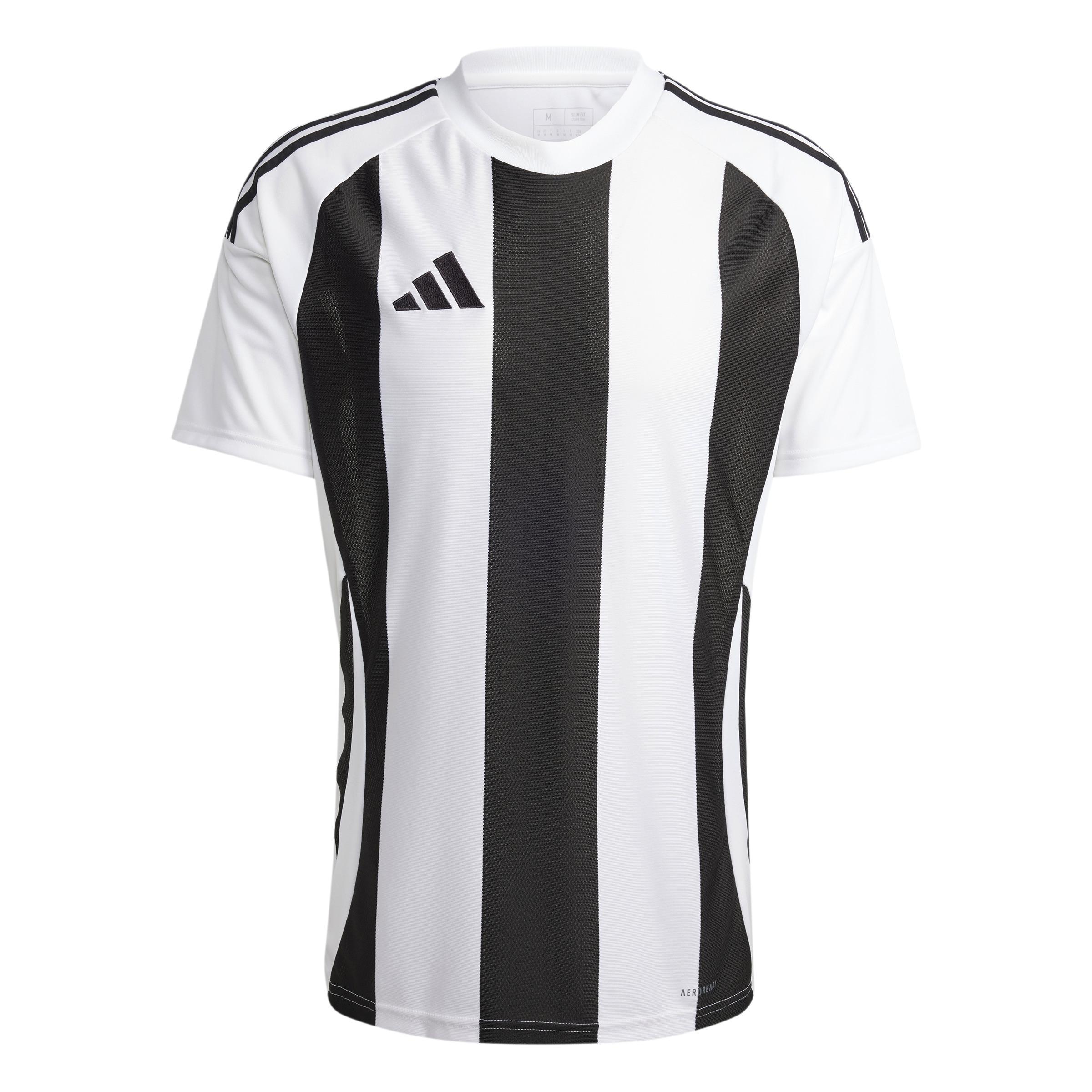 ADIDAS STRIPED 24 MAGLIA UOMO BIANCO NERO IW2143