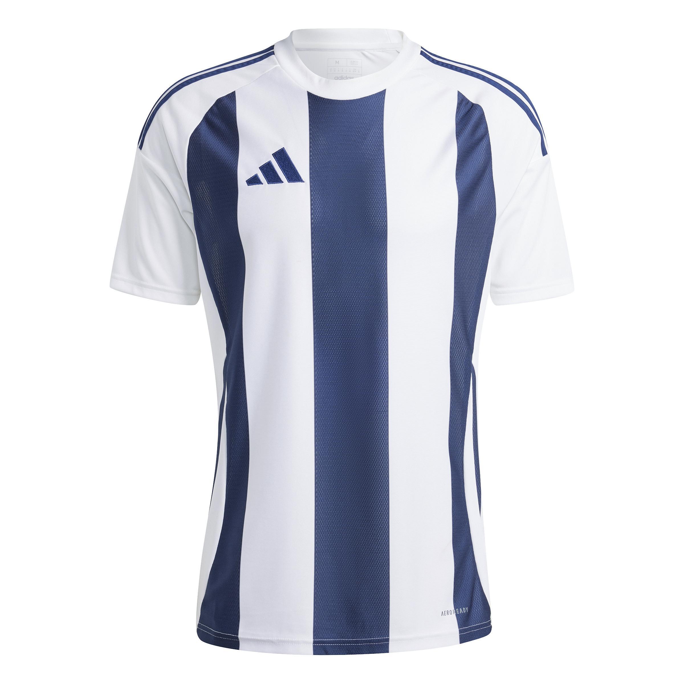 ADIDAS STRIPED 24 MAGLIA UOMO BIANCO BLU IW4554