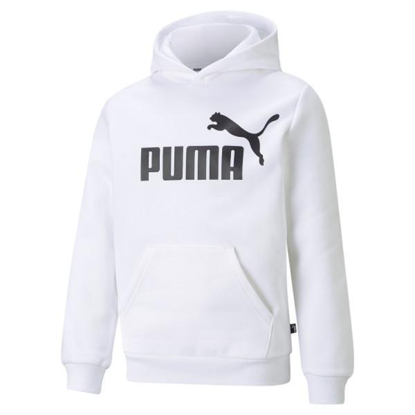 PUMA ESS BIG LOGO HOODIE FL B JR. - WHITE 586965-02