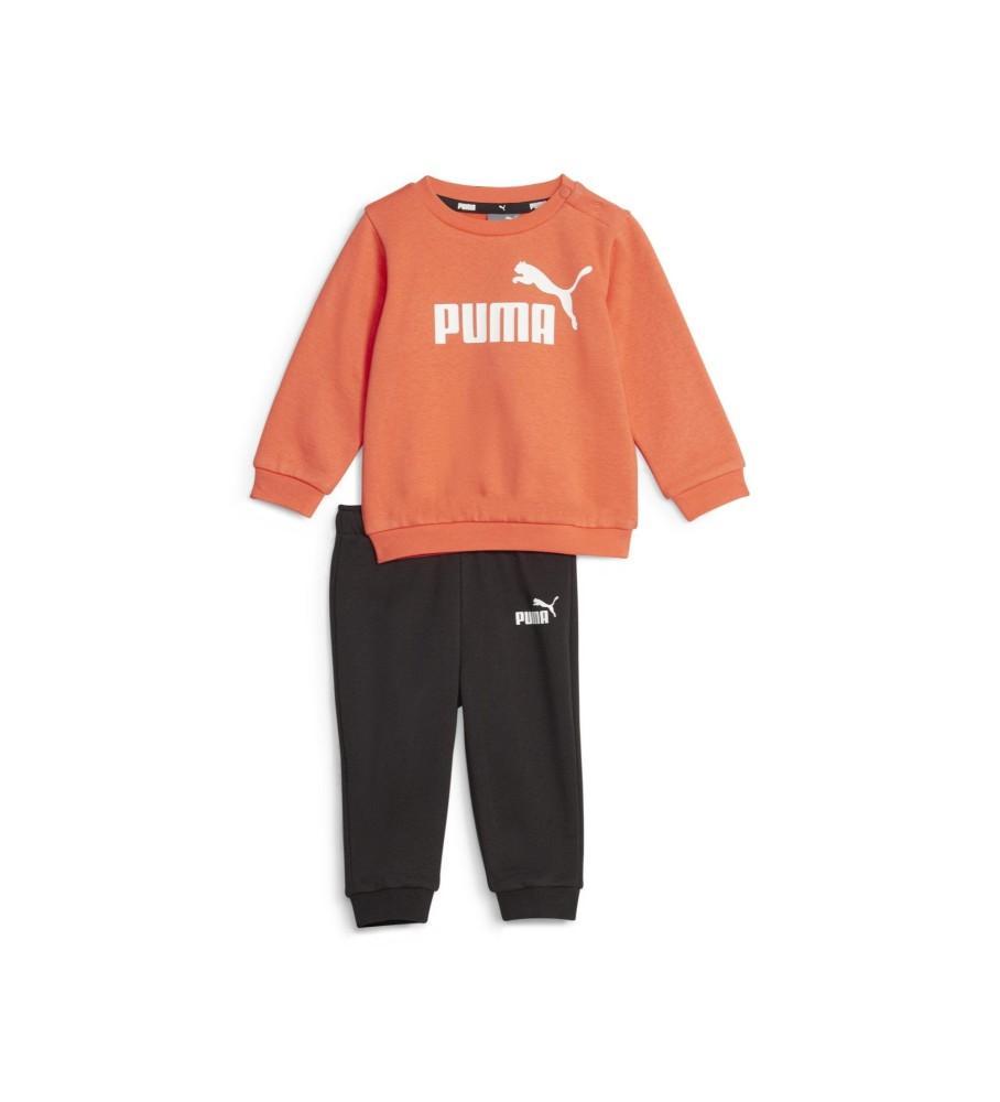 PUMA ESS+ MINICATS CREW JOGGER FL JR. - ORANGE 846141-60