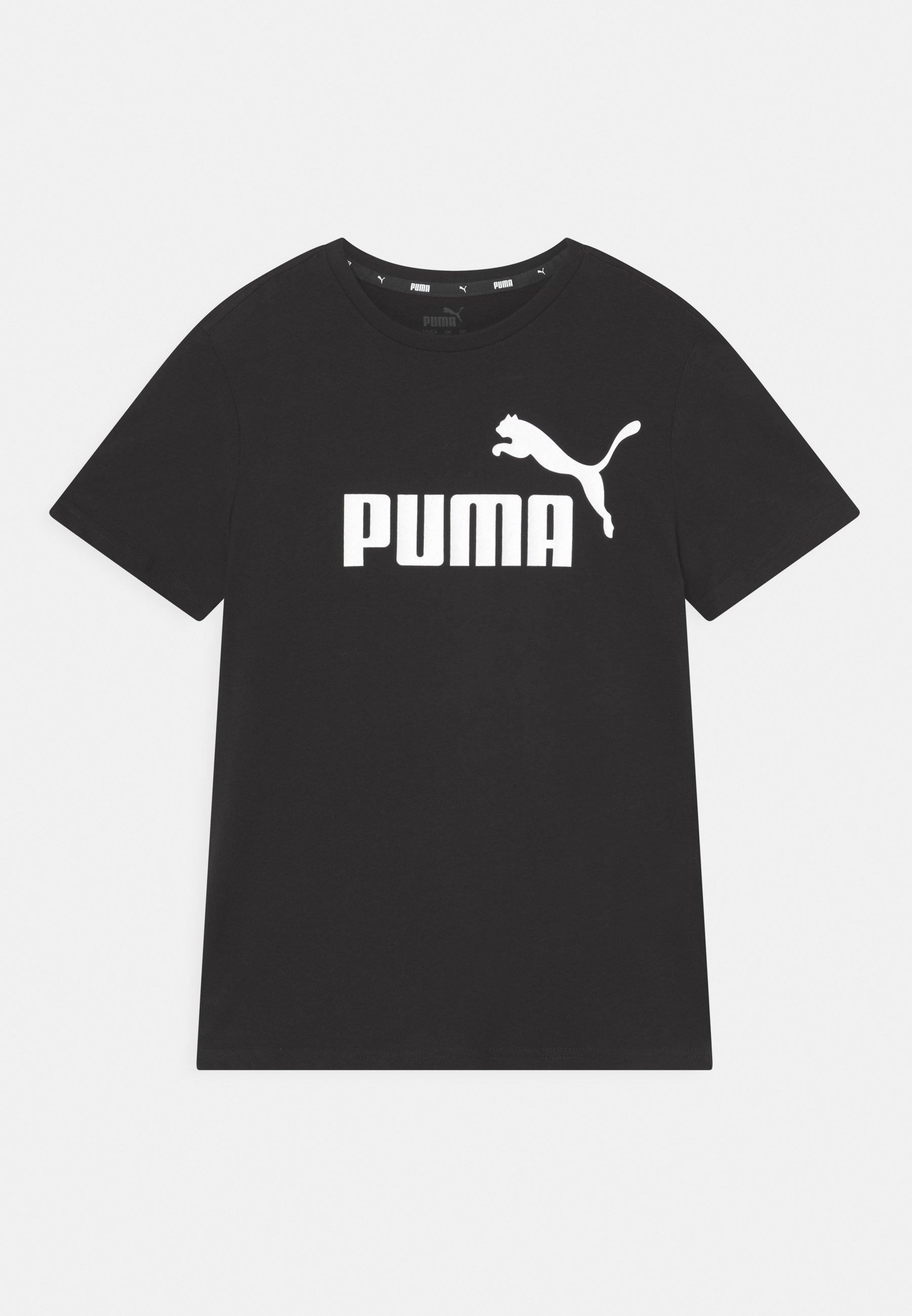 PUMA ESS+ LOGO TEE G JR. - BLACK 846953-56