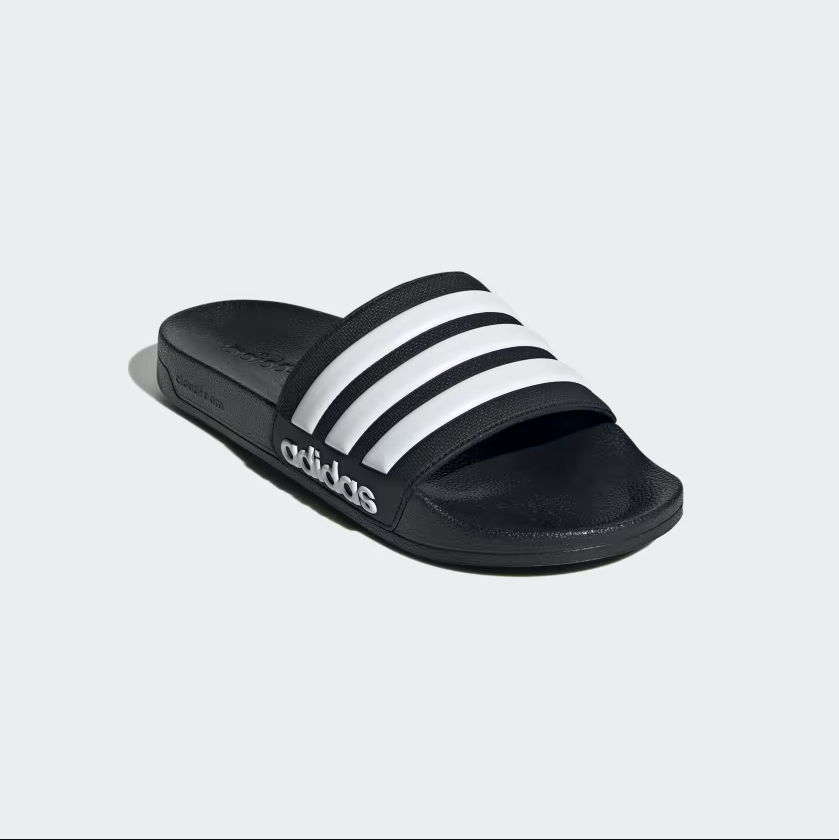 ADIDAS CIABATTA ADILETTE SHOWER NERO BIANCO GZ5922