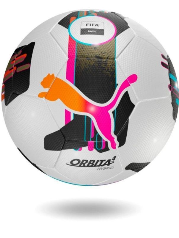 puma puma pallone orbita 4 hyb (fifa basic) - white/multicolor - foto 1