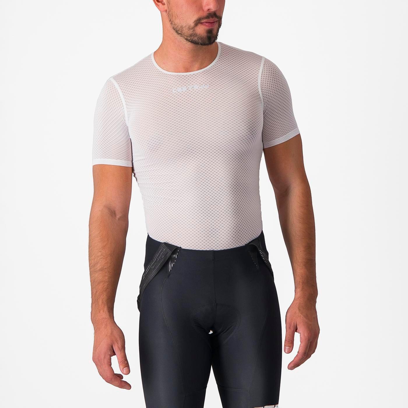 castelli castelli pro mesh 2.0 short sleeve - white