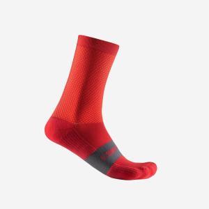 Espresso 15 sock - rich red