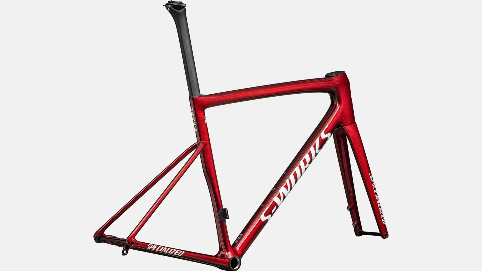 specialized specialized telaio tarmac sl8 sw gloss red sky / metallic white