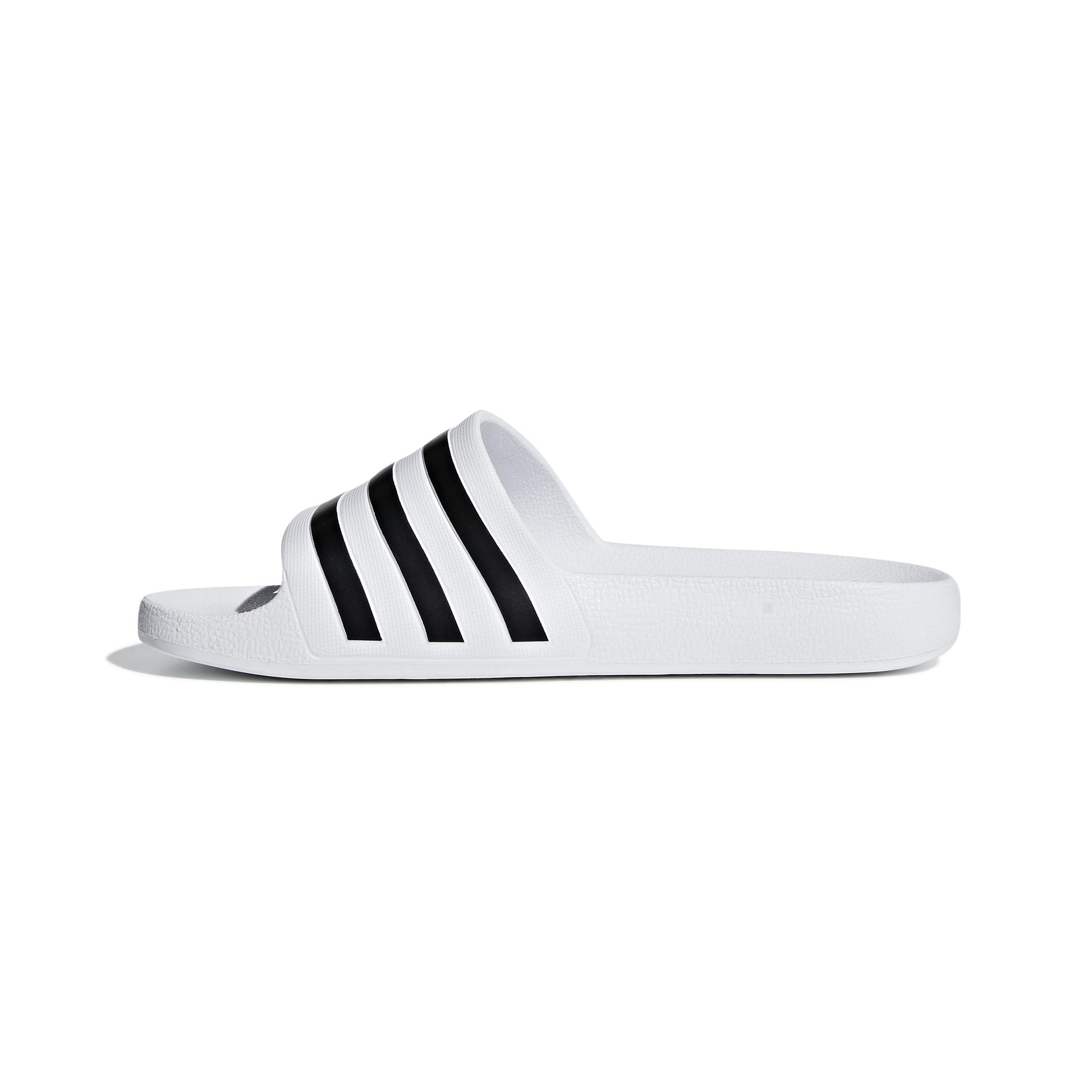 ADIDAS CIABATTA ADILETTE AQUA  BIANCO NERO UOMO F35539