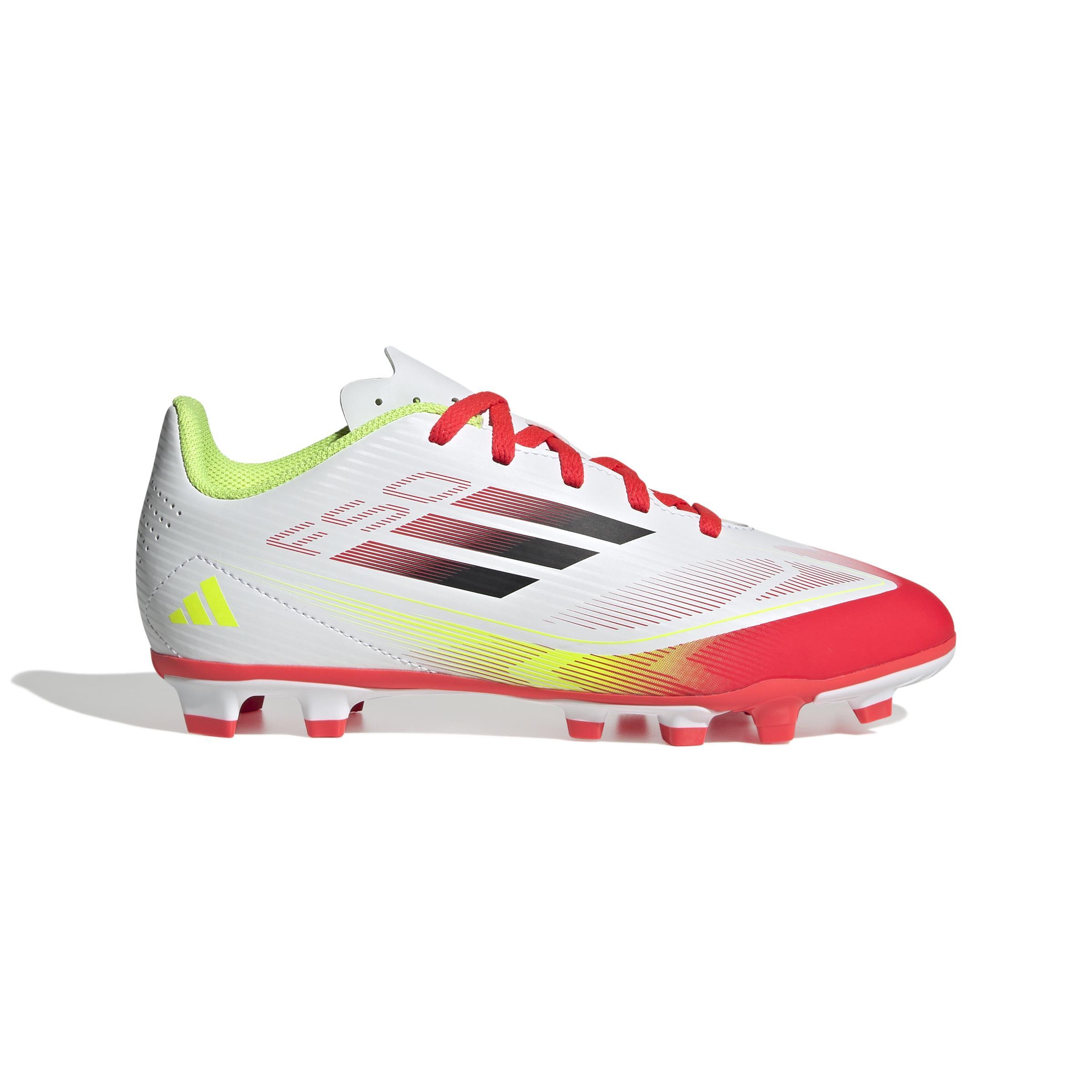 adidas adidas scarpa f50 club fg/mg jr - ftwwht/cblack - foto 1