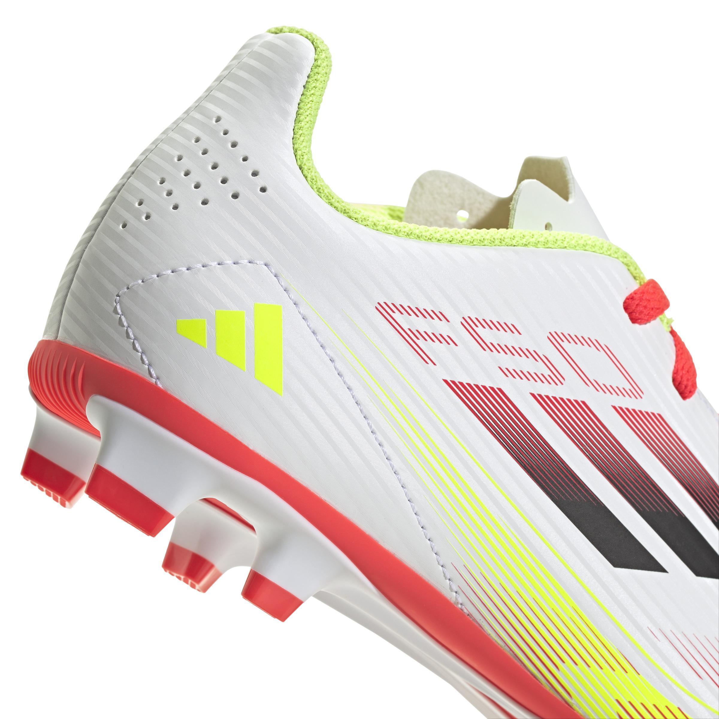 adidas adidas scarpa f50 club fg/mg jr - ftwwht/cblack - foto 5