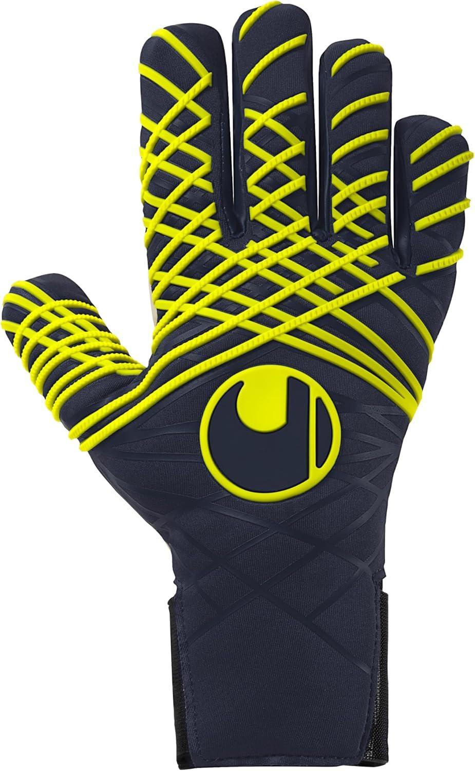 UHLSPORT GUANTI PREDICTION ABSOLUTGRIP HN - NAVY/WHITE/FLUO YELLOW 1011333-01