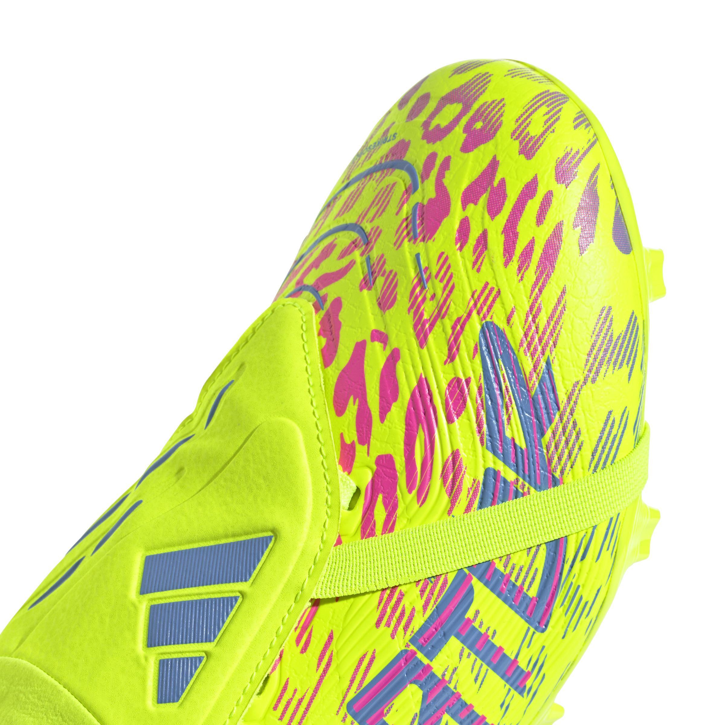 adidas adidas scarpa predator league ft fg/mg - lucid lemon/blue fusion - foto 6