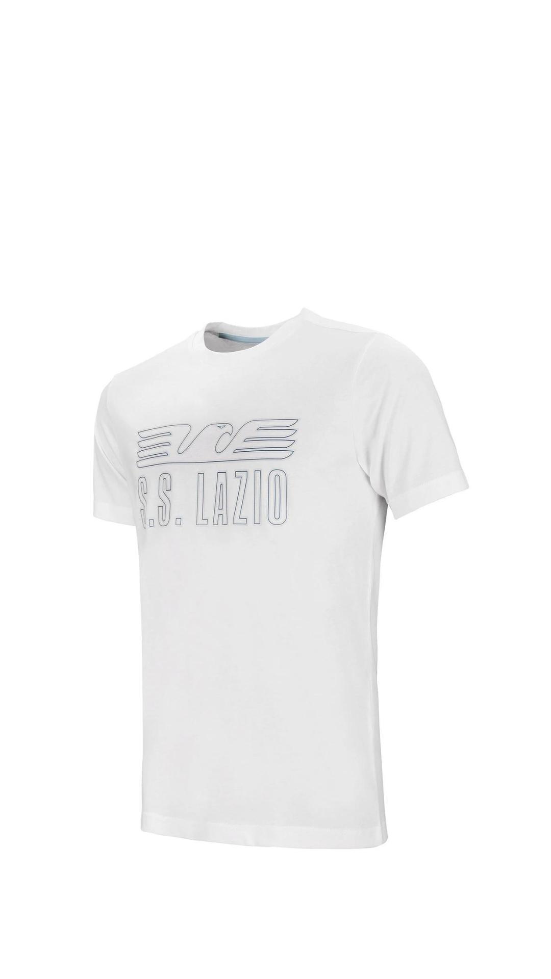 MIZUNO 2024/25 COTTON TEE 3 LAZIO - WHITE P2GABX58-01