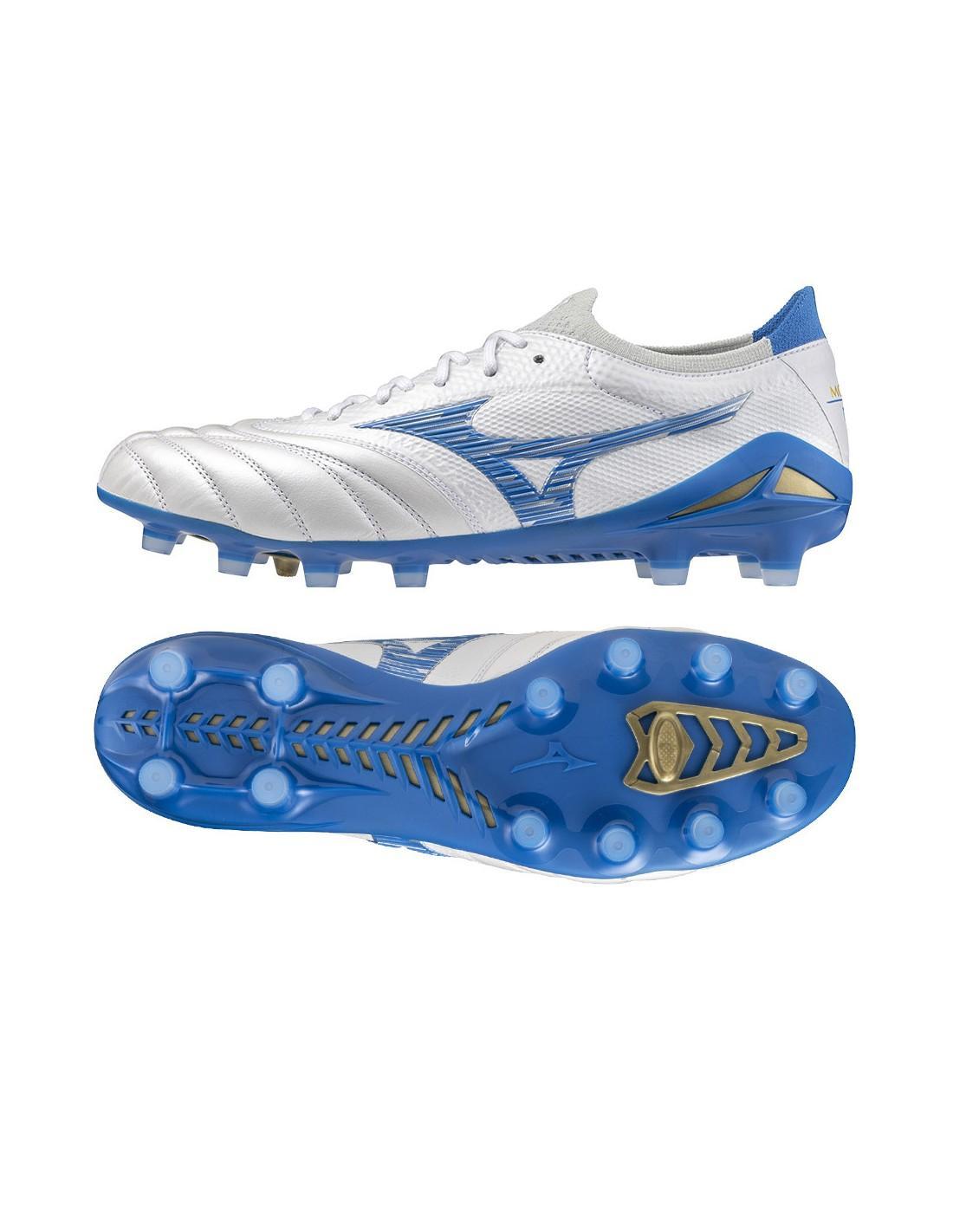 MIZUNO SCARPA MORELIA NEO BETA JAPAN MD - WHITE/LASERBLUE P1GA2440-25