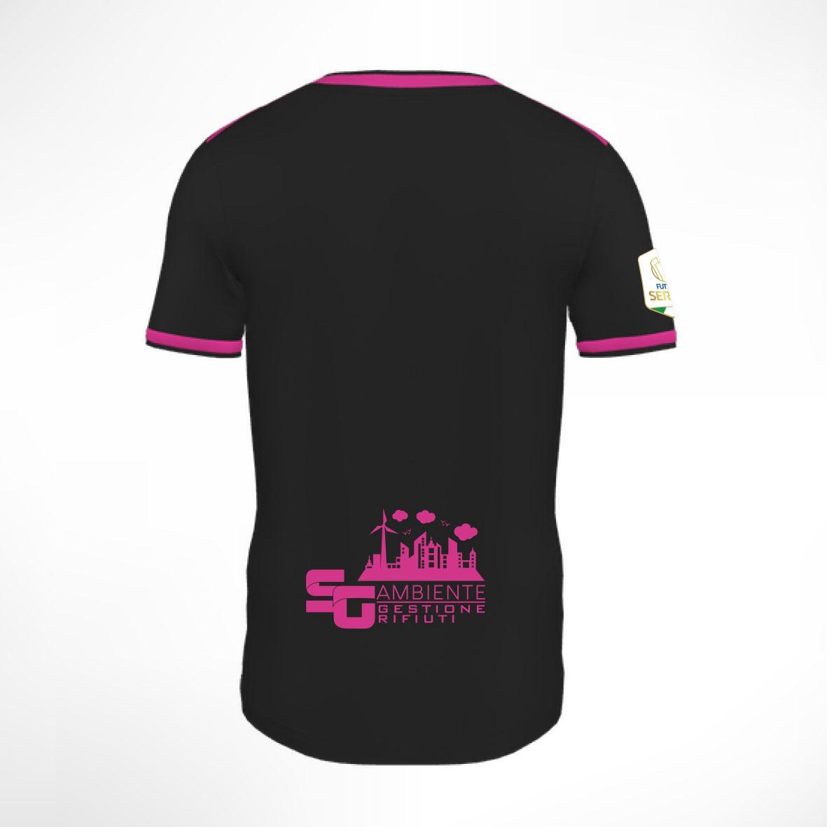 ECOCITY GENZANO ADIDAS MAGLIA GARA AWAY - NERO/FUXIA