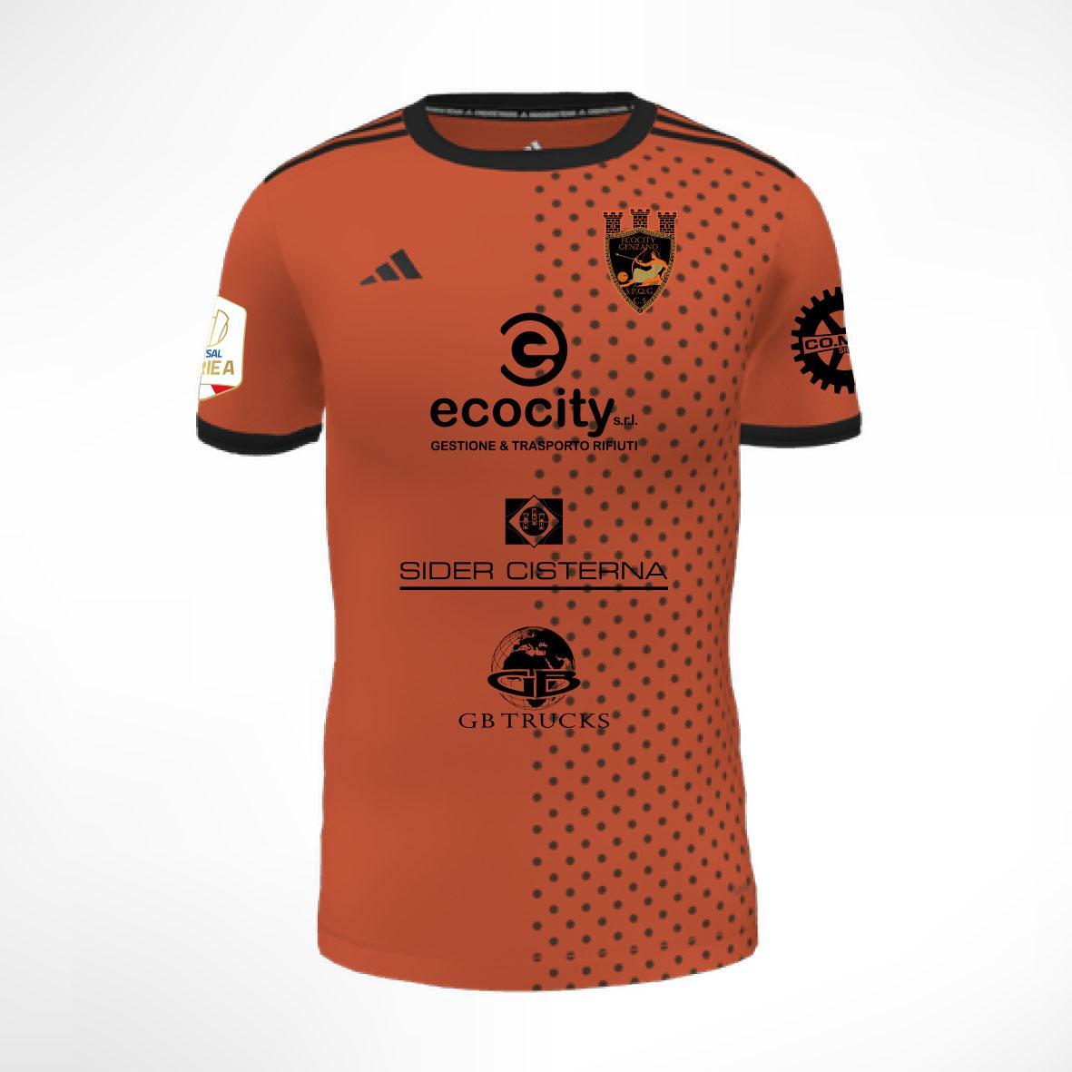 ECOCITY GENZANO ADIDAS MAGLIA GARA HOME - ARANCIO/NERO